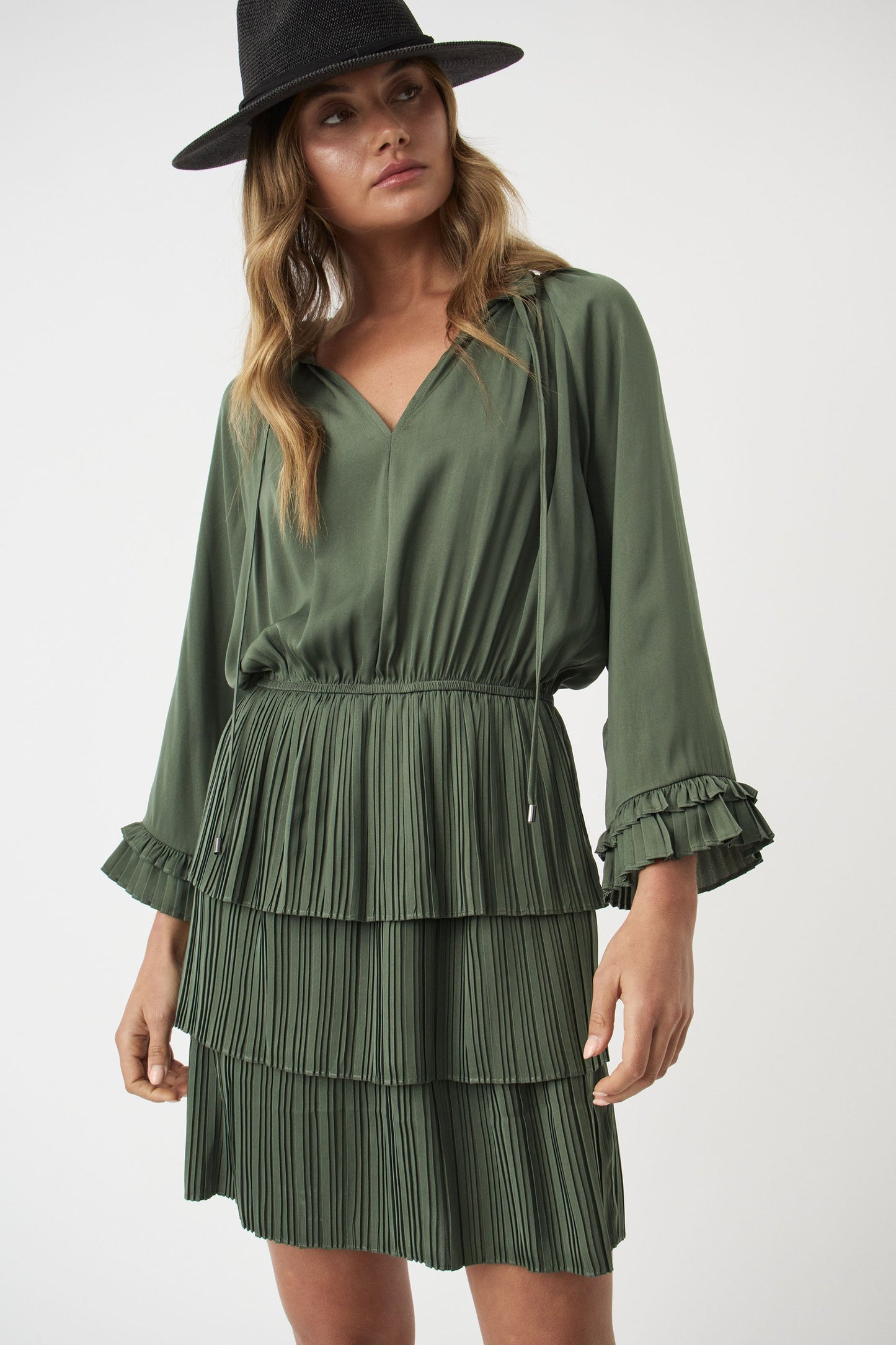 Yasmeen Tiered Mini Dress