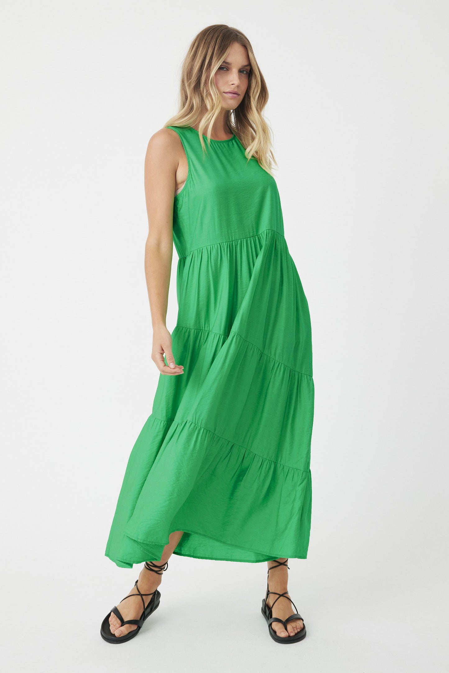 Aria Tiered Midi Dress