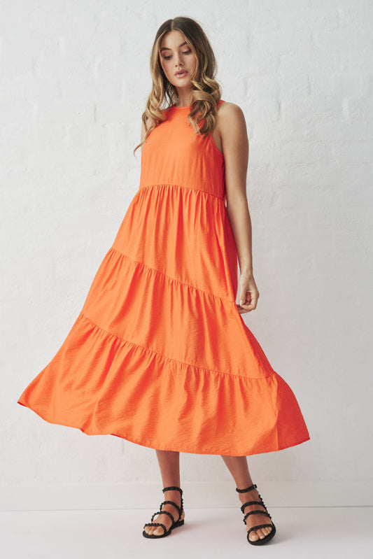 Aria Tiered Midi Dress