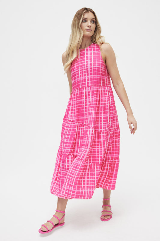 Aria Tiered Midi Dress