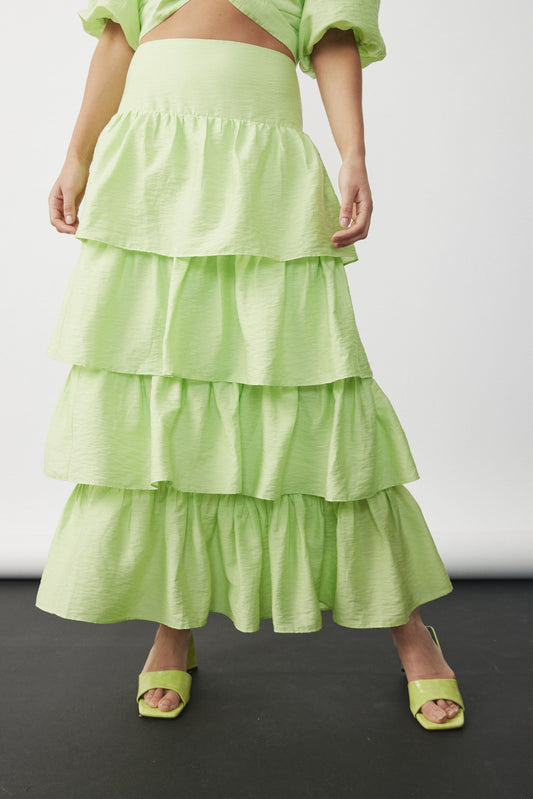 Soho Ruffle Maxi Skirt