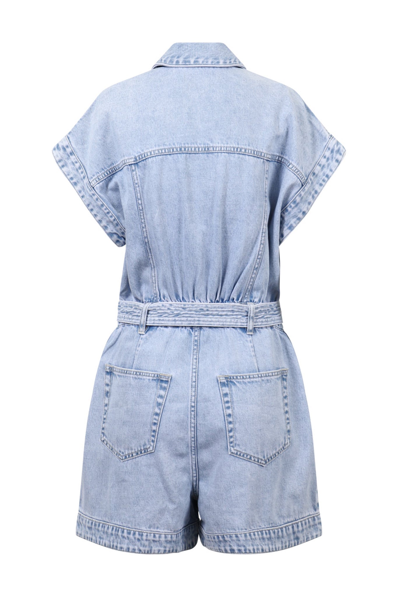 Kristina Denim Romper