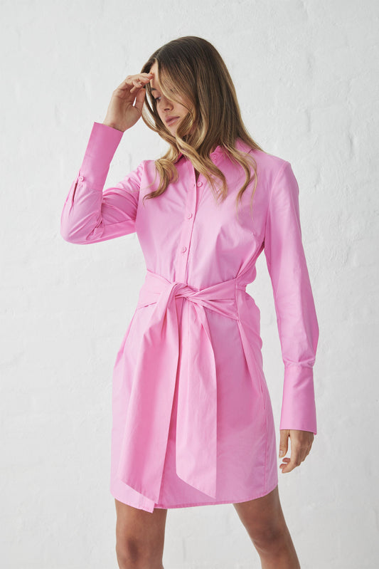 Jelena Wrap Shirt Dress