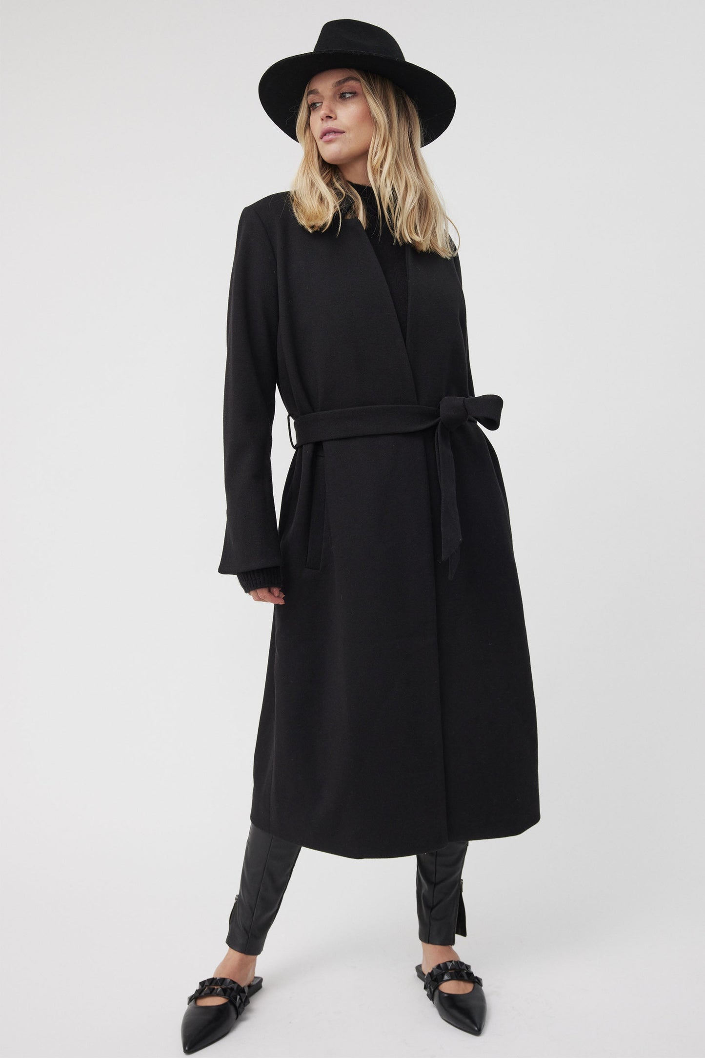 Brianna Notch Collar Coat