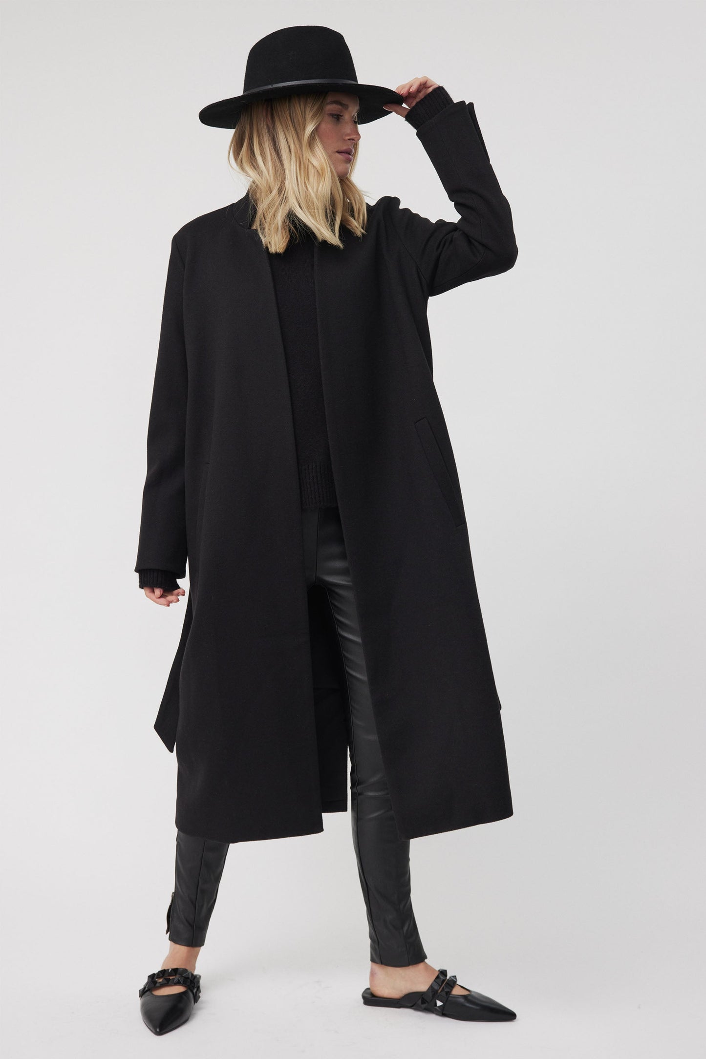 Brianna Notch Collar Coat