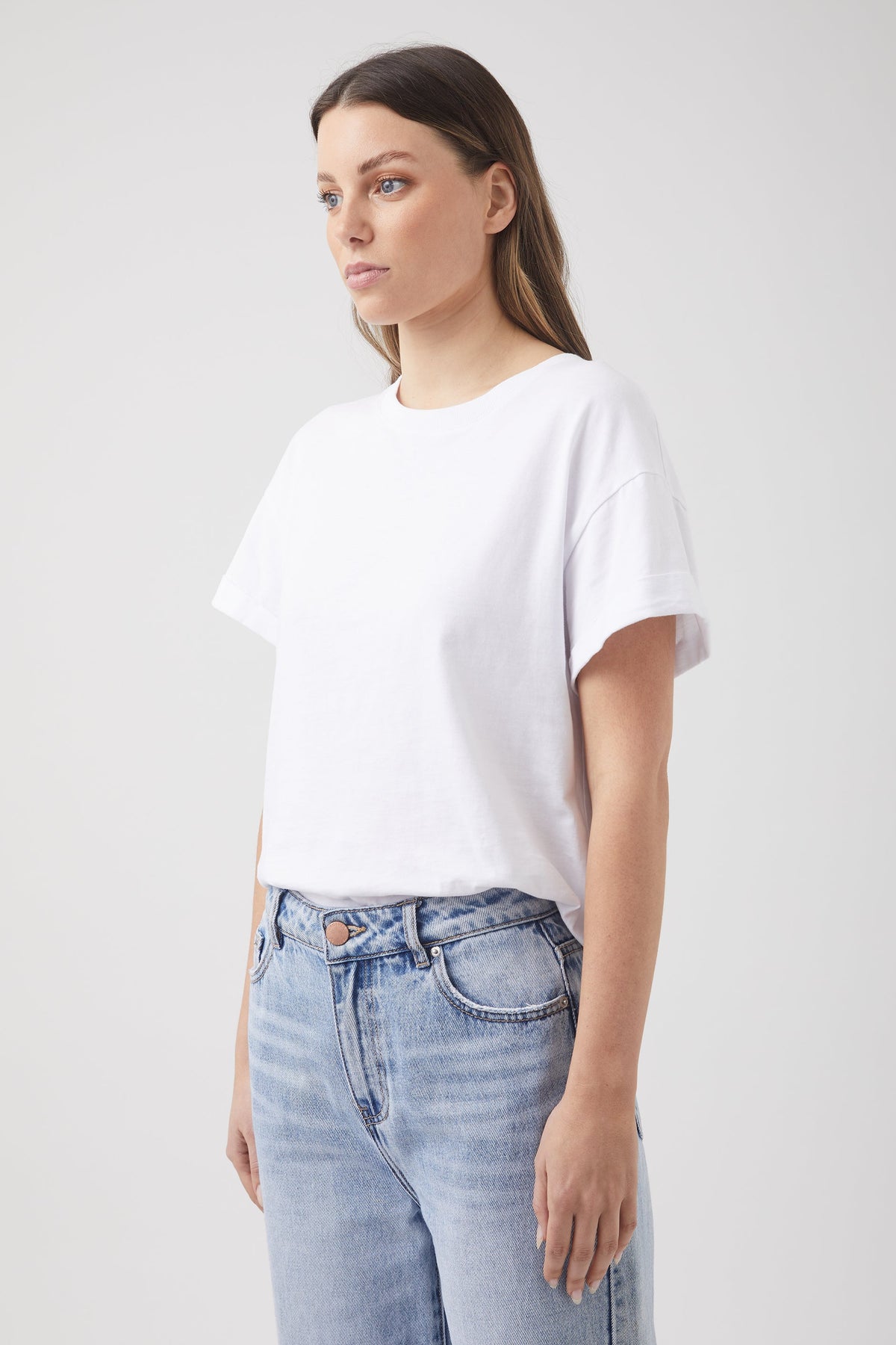 Ella Cuffed Slouchy Tee