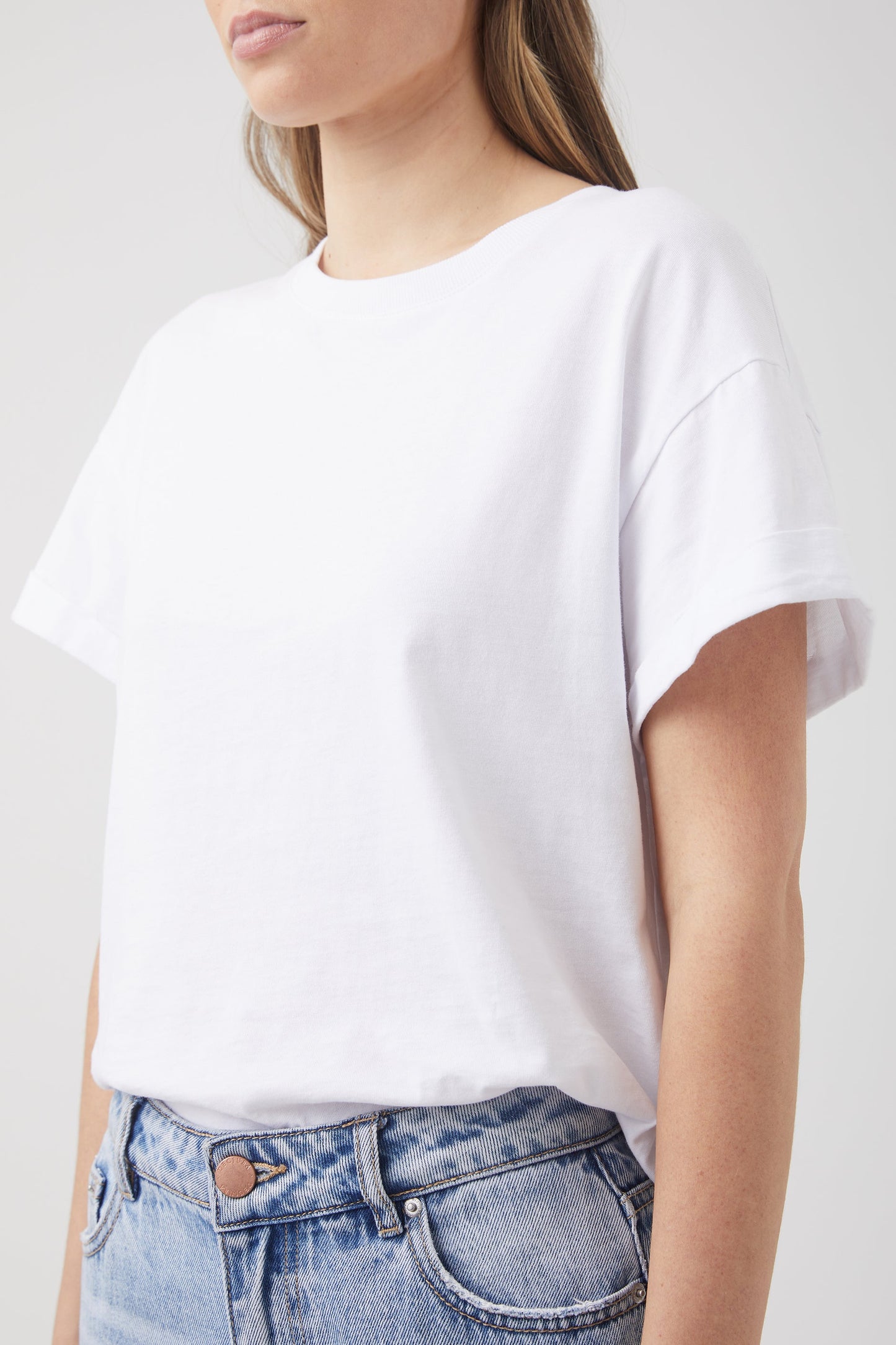 Ella Cuffed Slouchy Tee