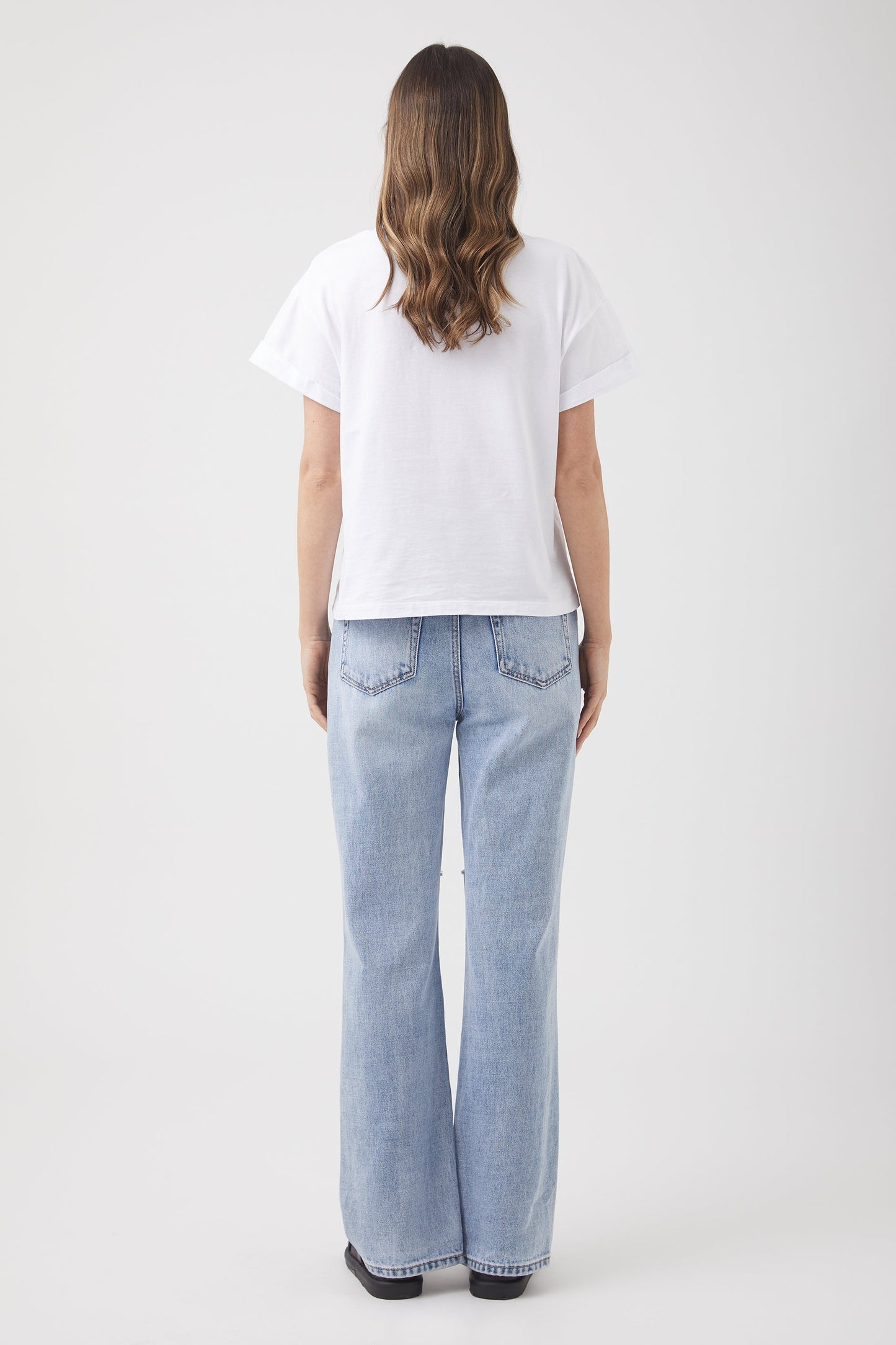 Ella Cuffed Slouchy Tee