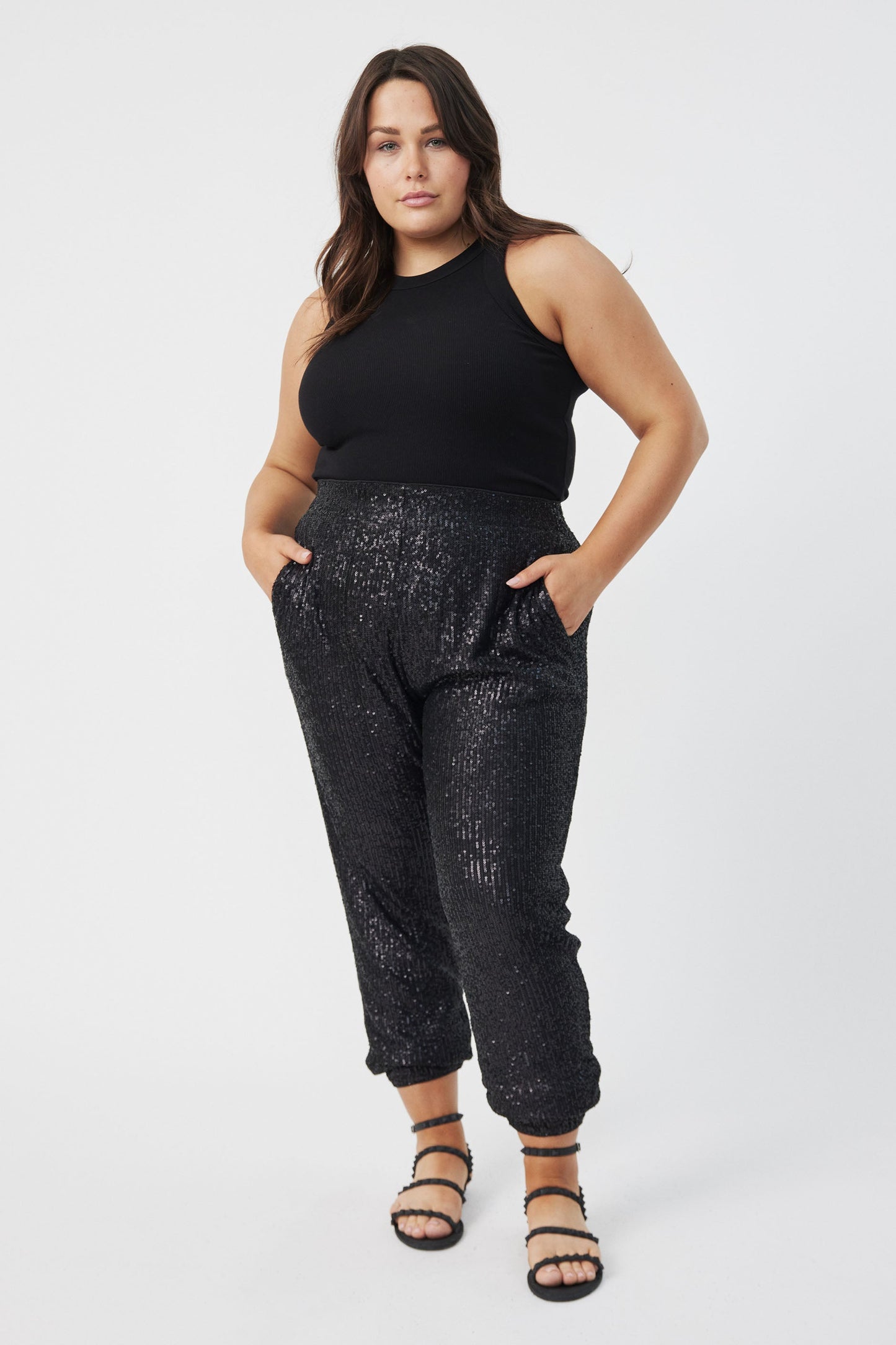 Lola Sequin Jogger