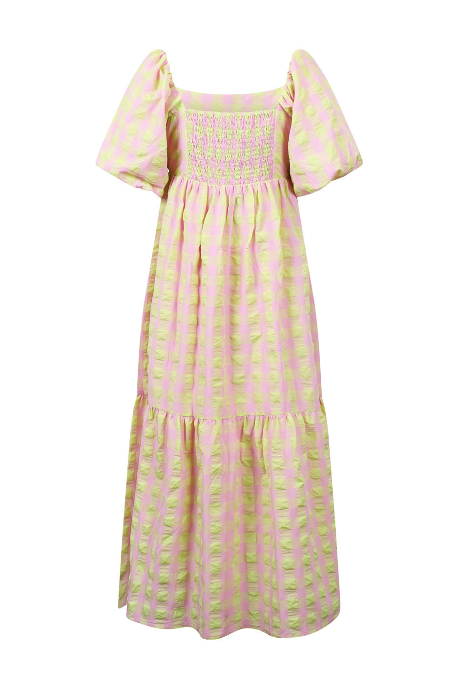 Audree Puff Sleeve Midi Dress