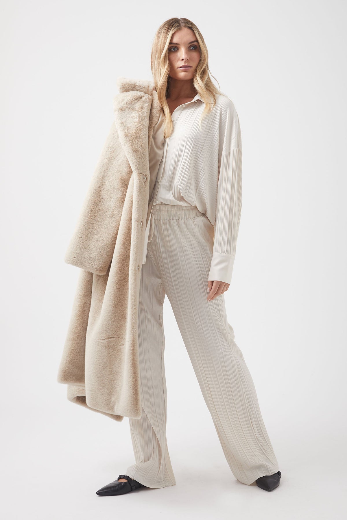 Stacey Plisse Pant
