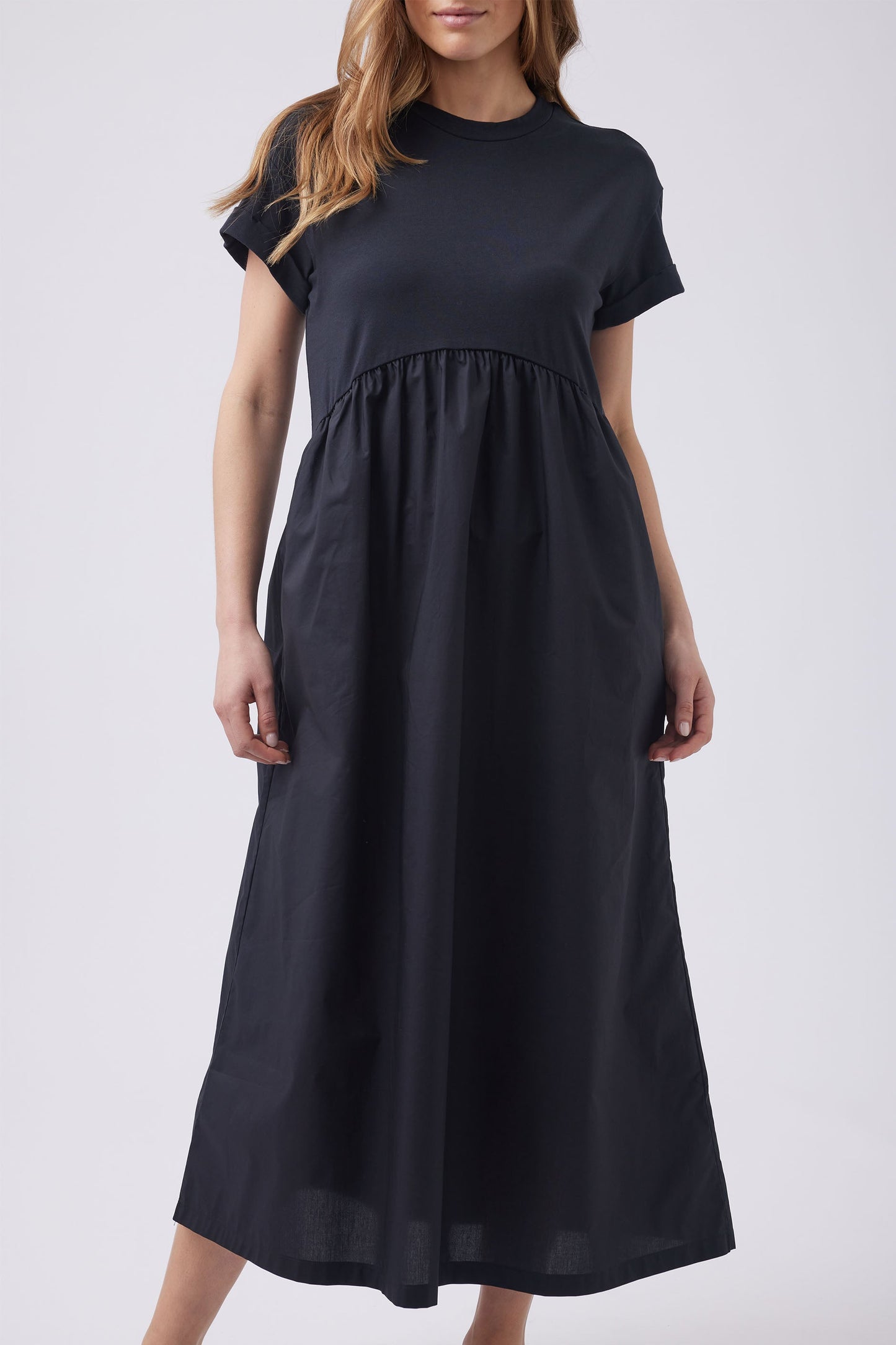 Josie Spliced Midi Dress