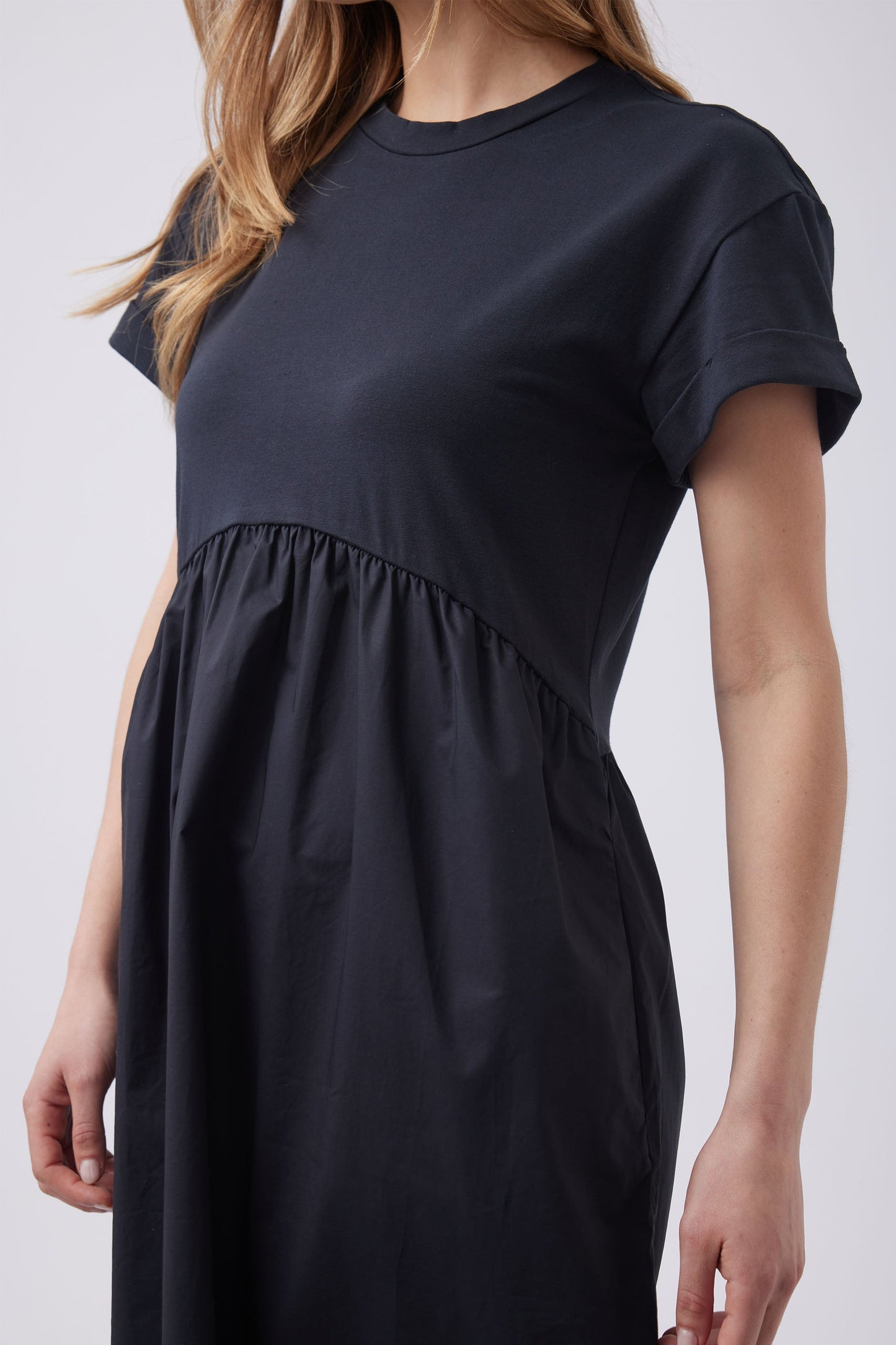 Josie Spliced Midi Dress