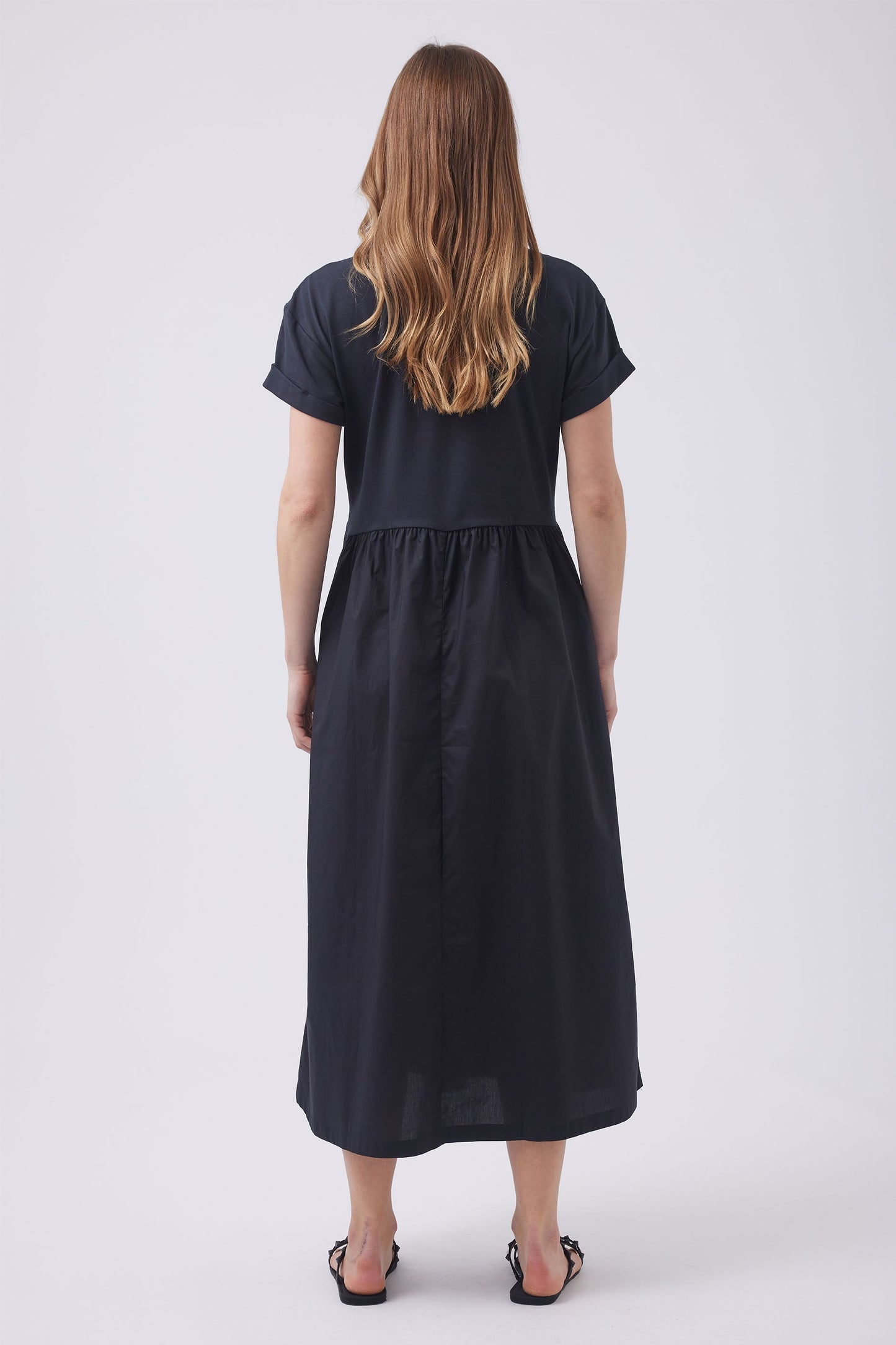 Josie Spliced Midi Dress