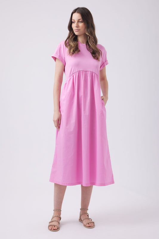 Josie Spliced Midi Dress