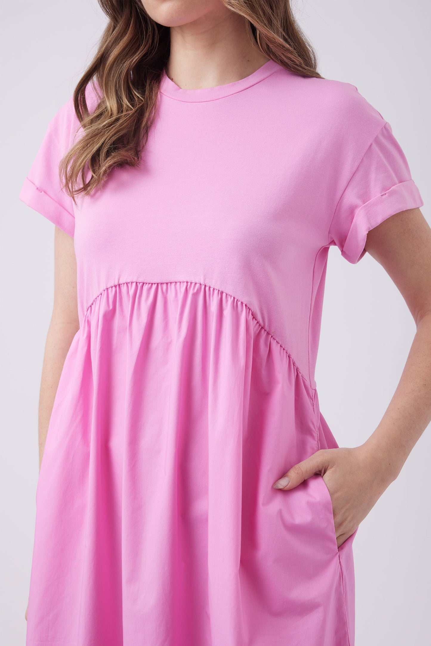 Josie Spliced Midi Dress