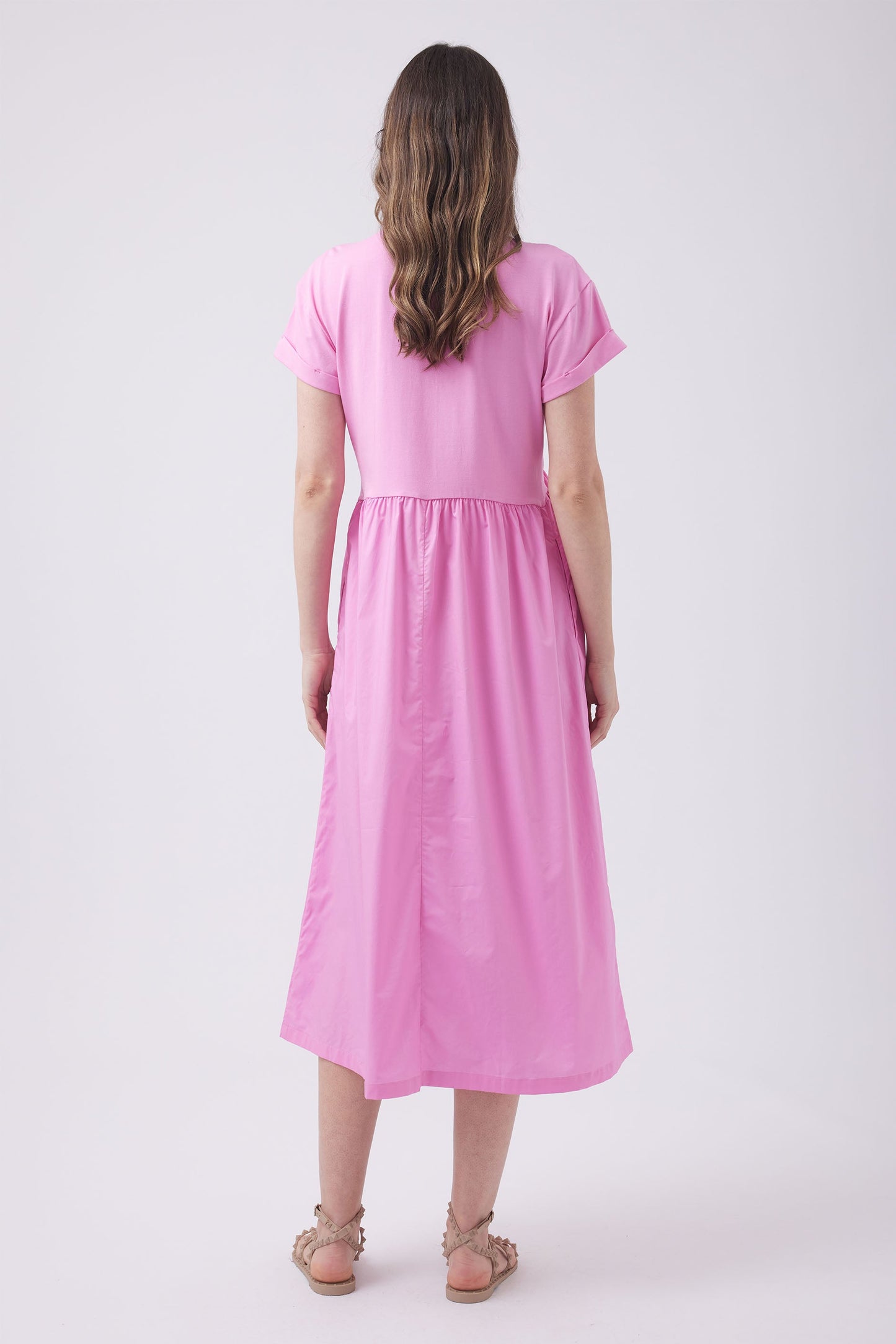 Josie Spliced Midi Dress