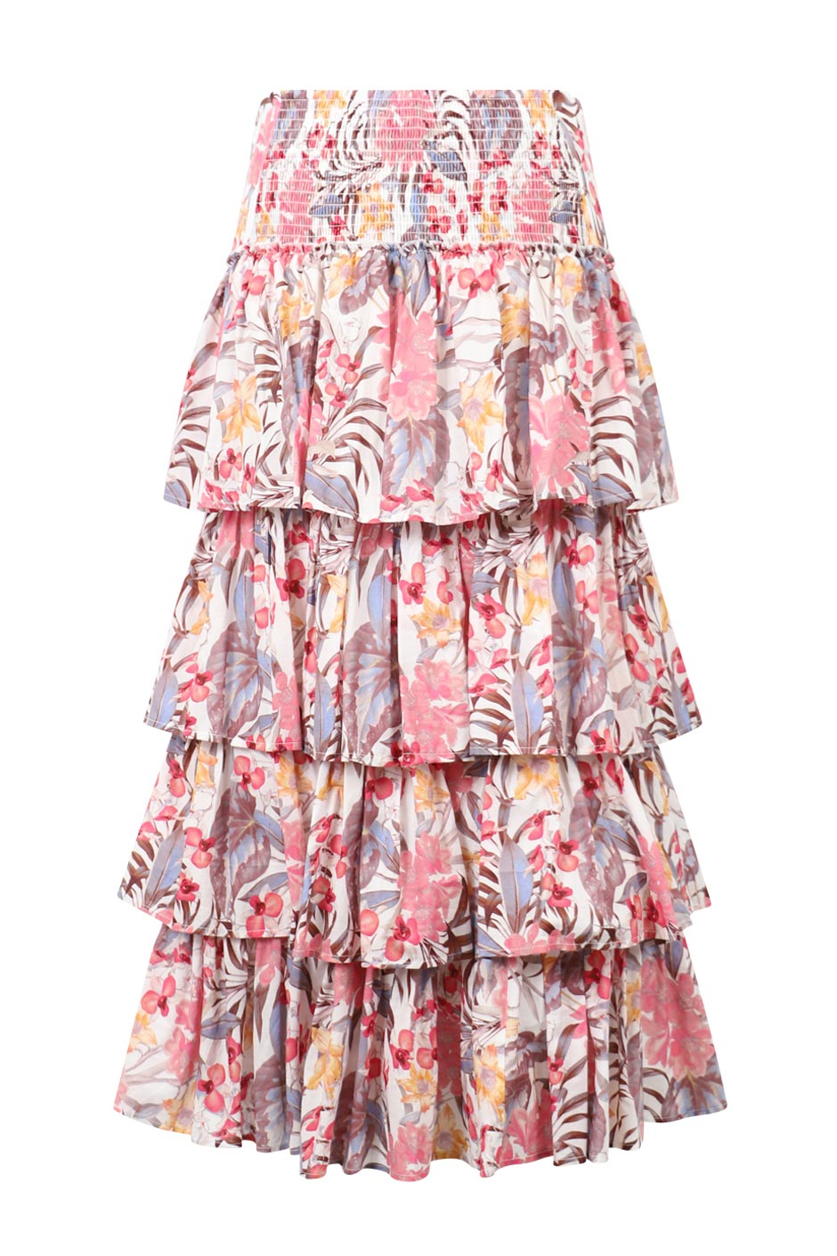 Layla Printed Ruffle Skirt