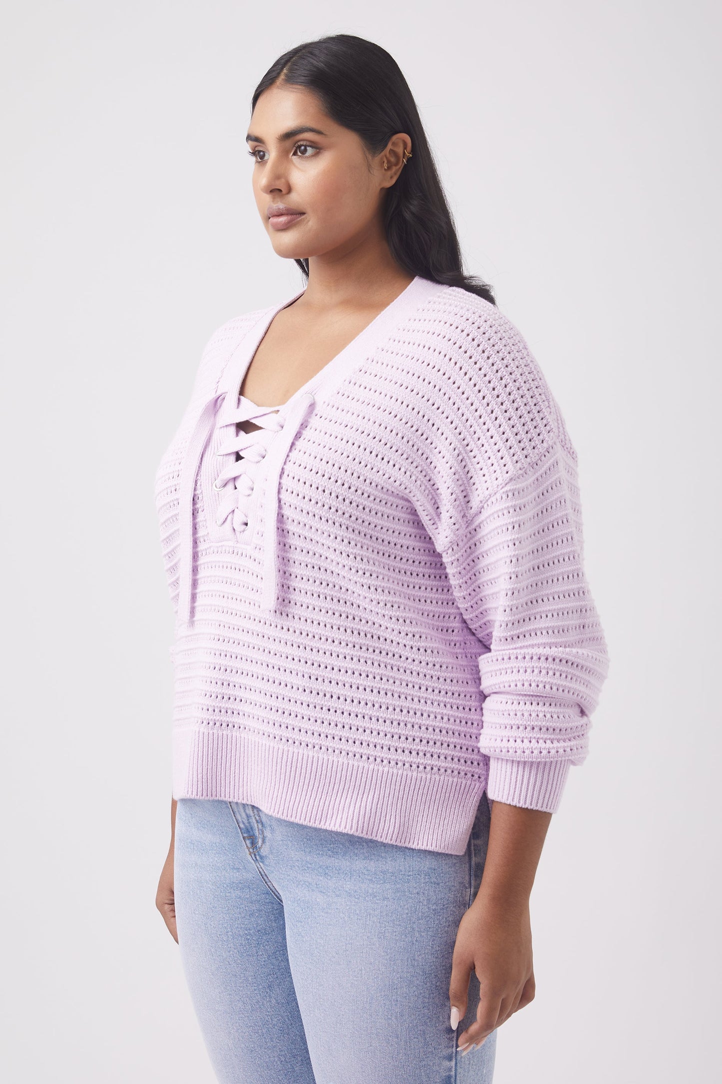 Celia Lace Up Jumper