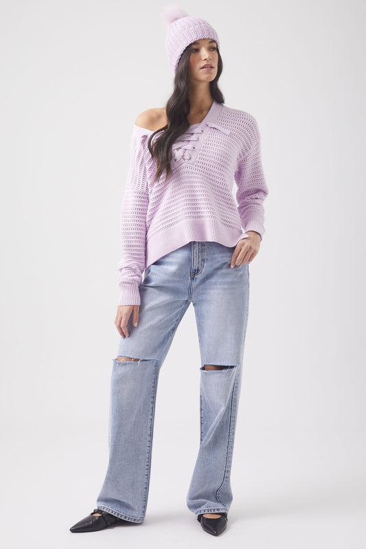 Celia Lace Up Jumper