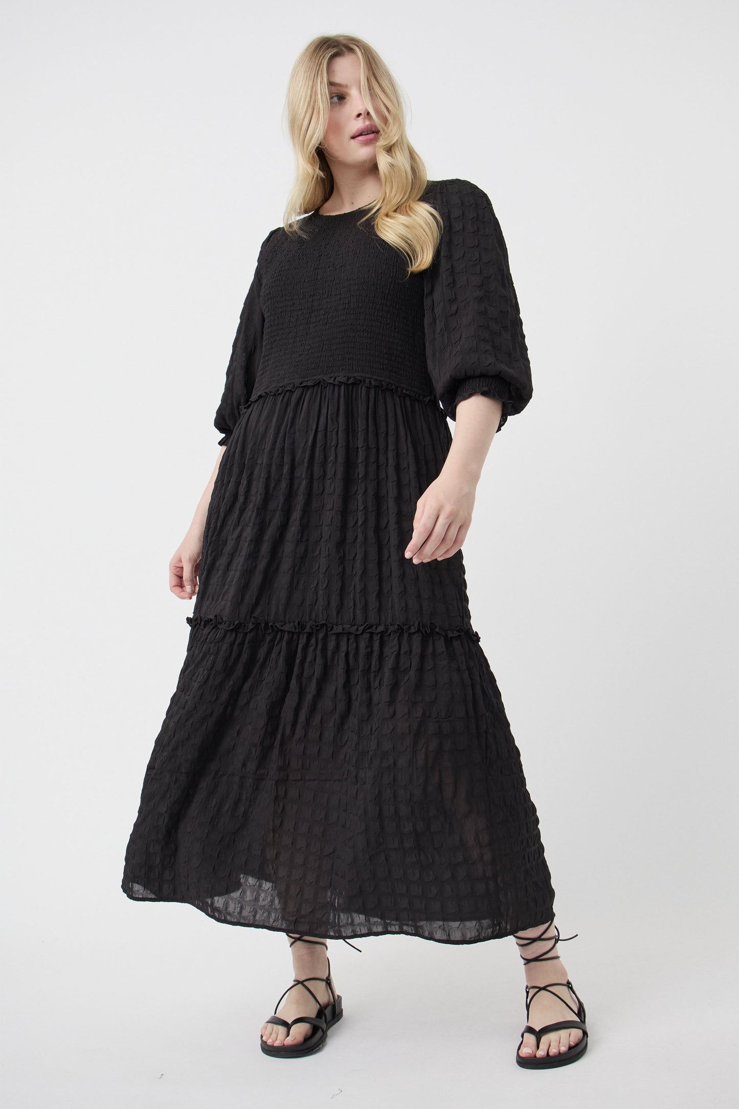 Vivian Long Sleeve Midi Dress
