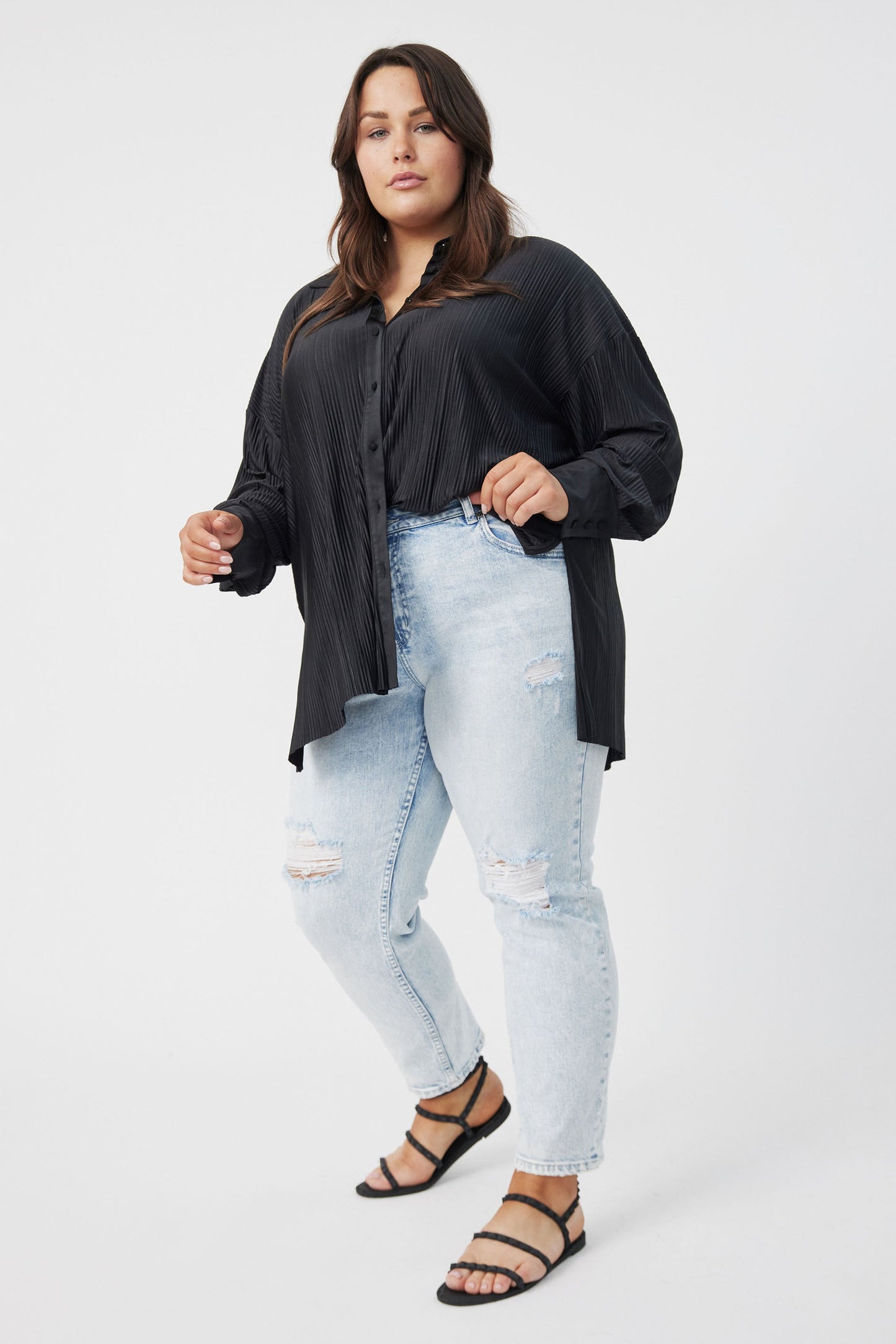 Stacey Plisse Shirt