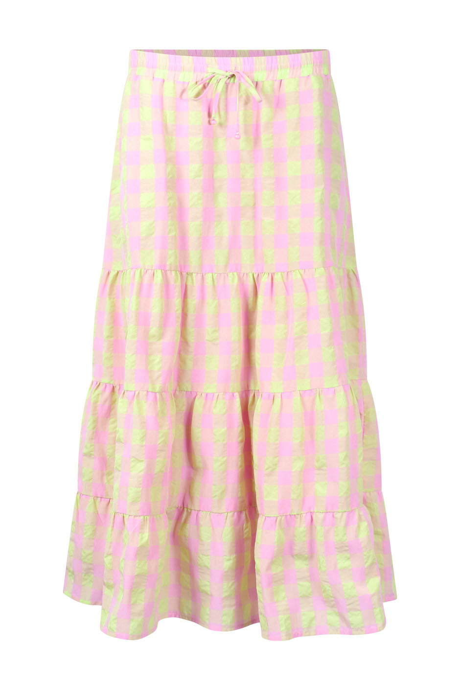 Holly Gingham Maxi Skirt