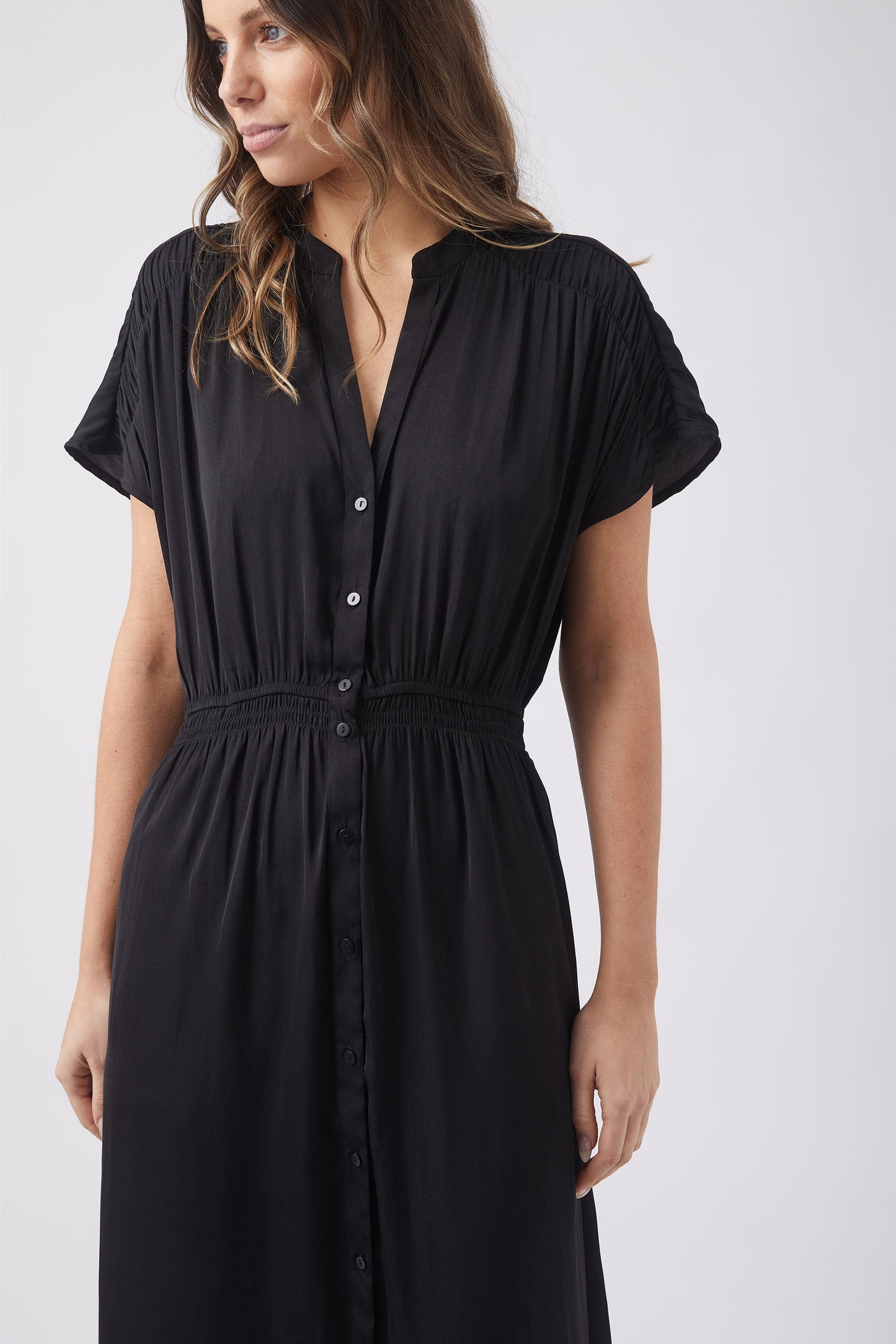 Victoria Shirred Waist Dress