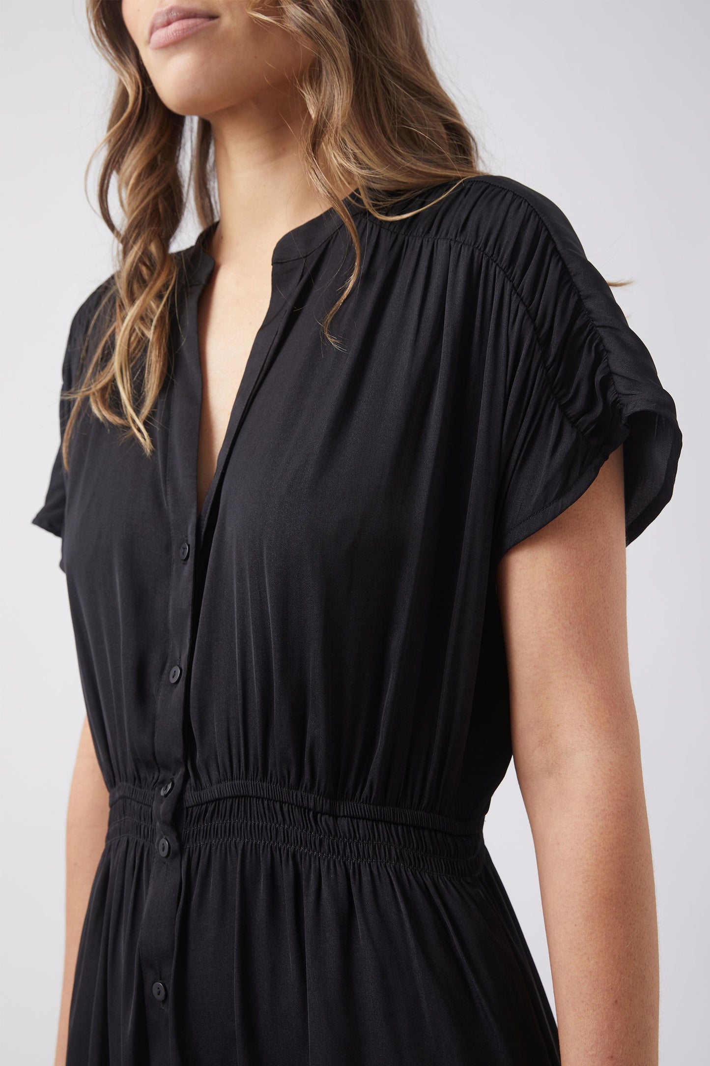 Victoria Shirred Waist Dress