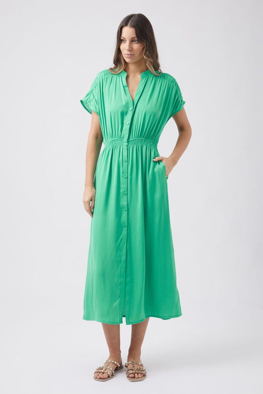 Victoria Shirred Waist Dress