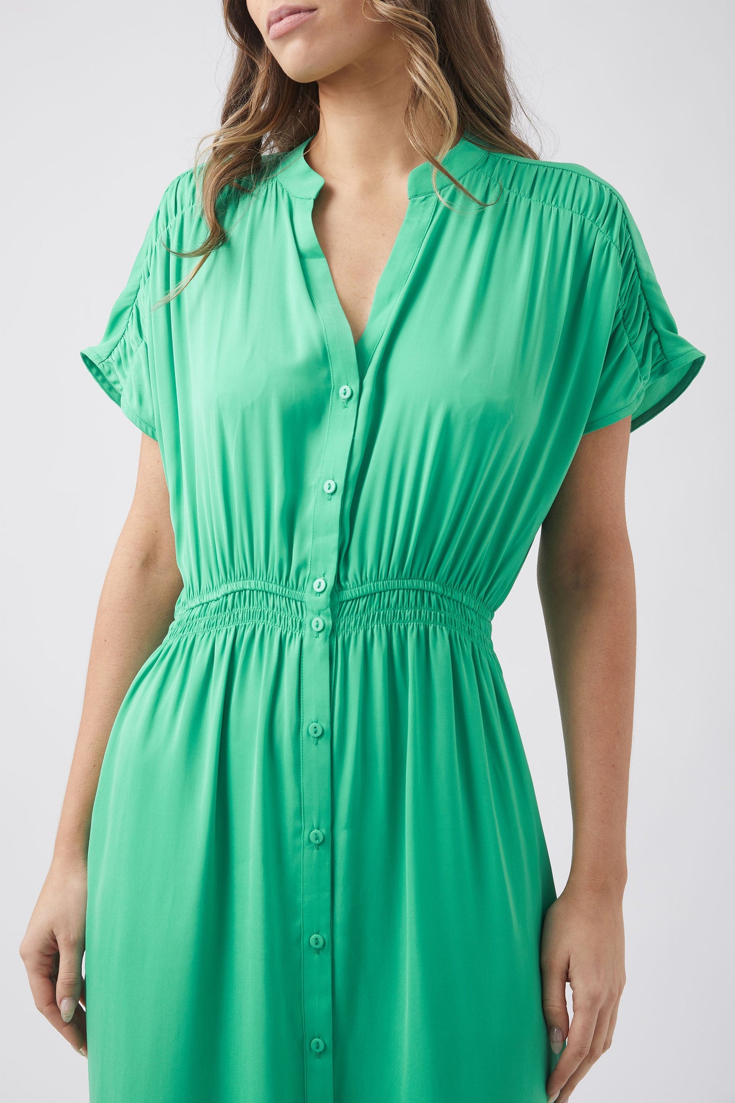 Victoria Shirred Waist Dress