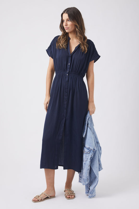 Victoria Shirred Waist Dress