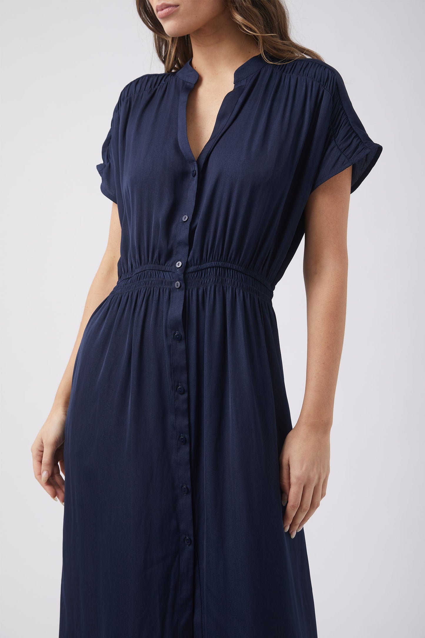 Victoria Shirred Waist Dress
