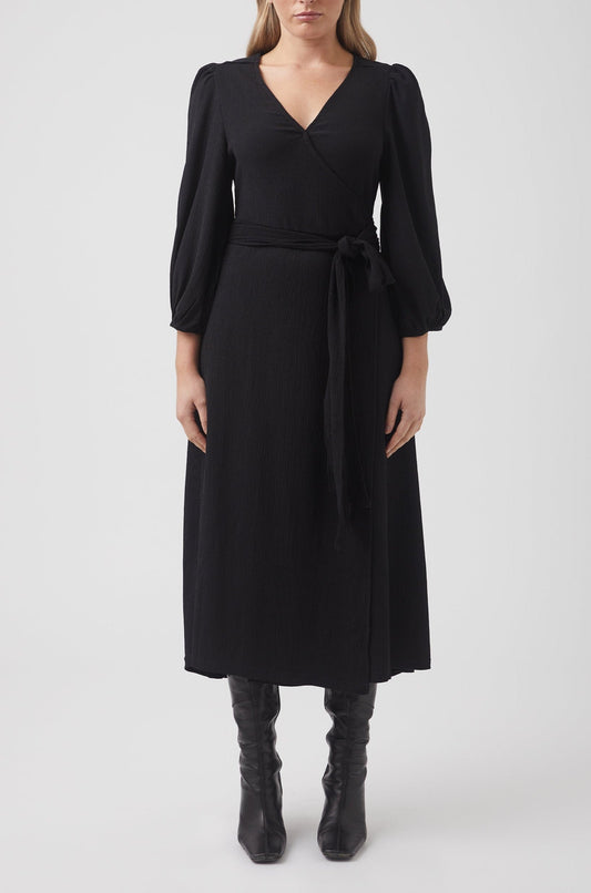 Nessy Wrap Midi Dress