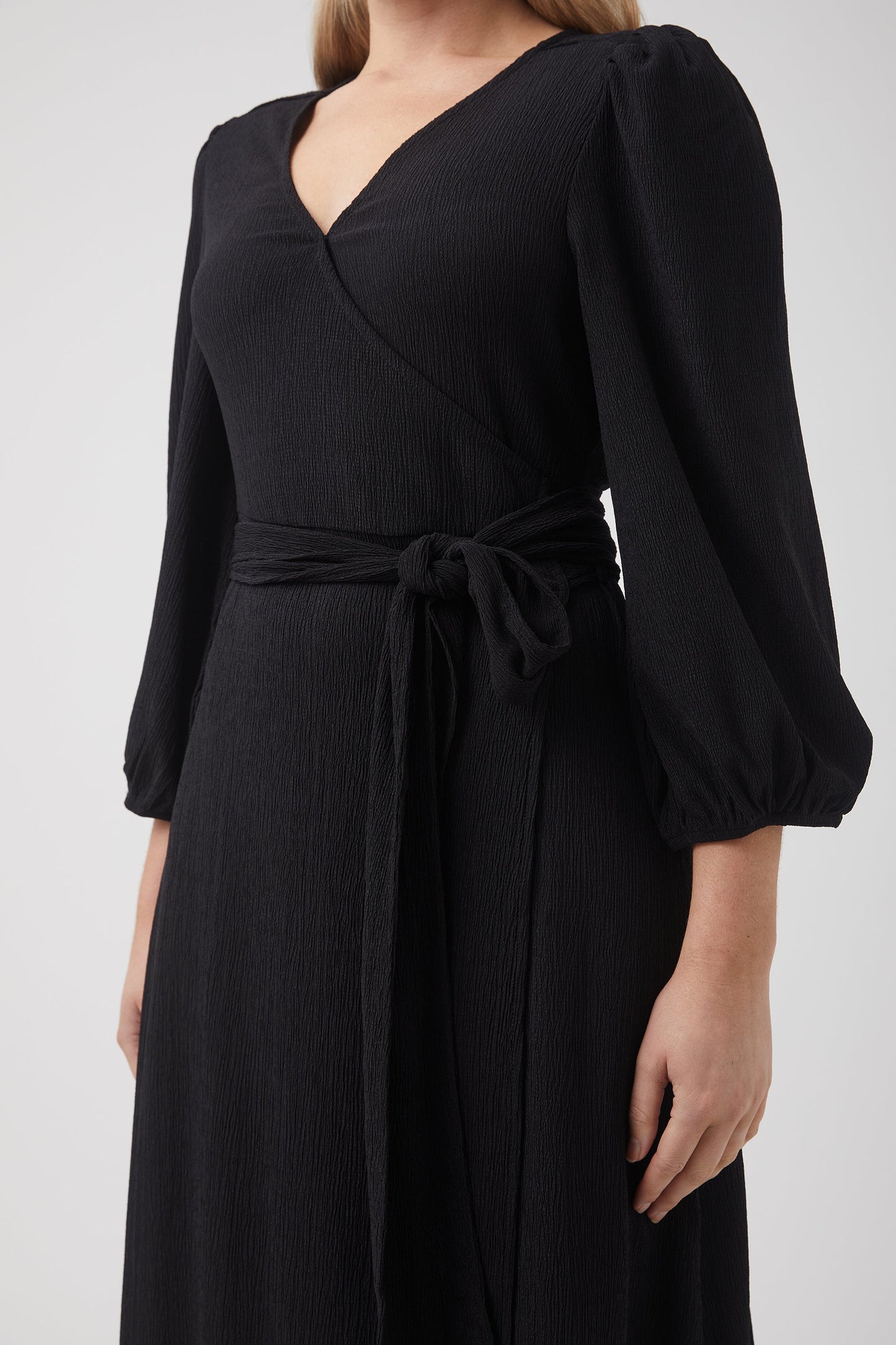 Nessy Wrap Midi Dress