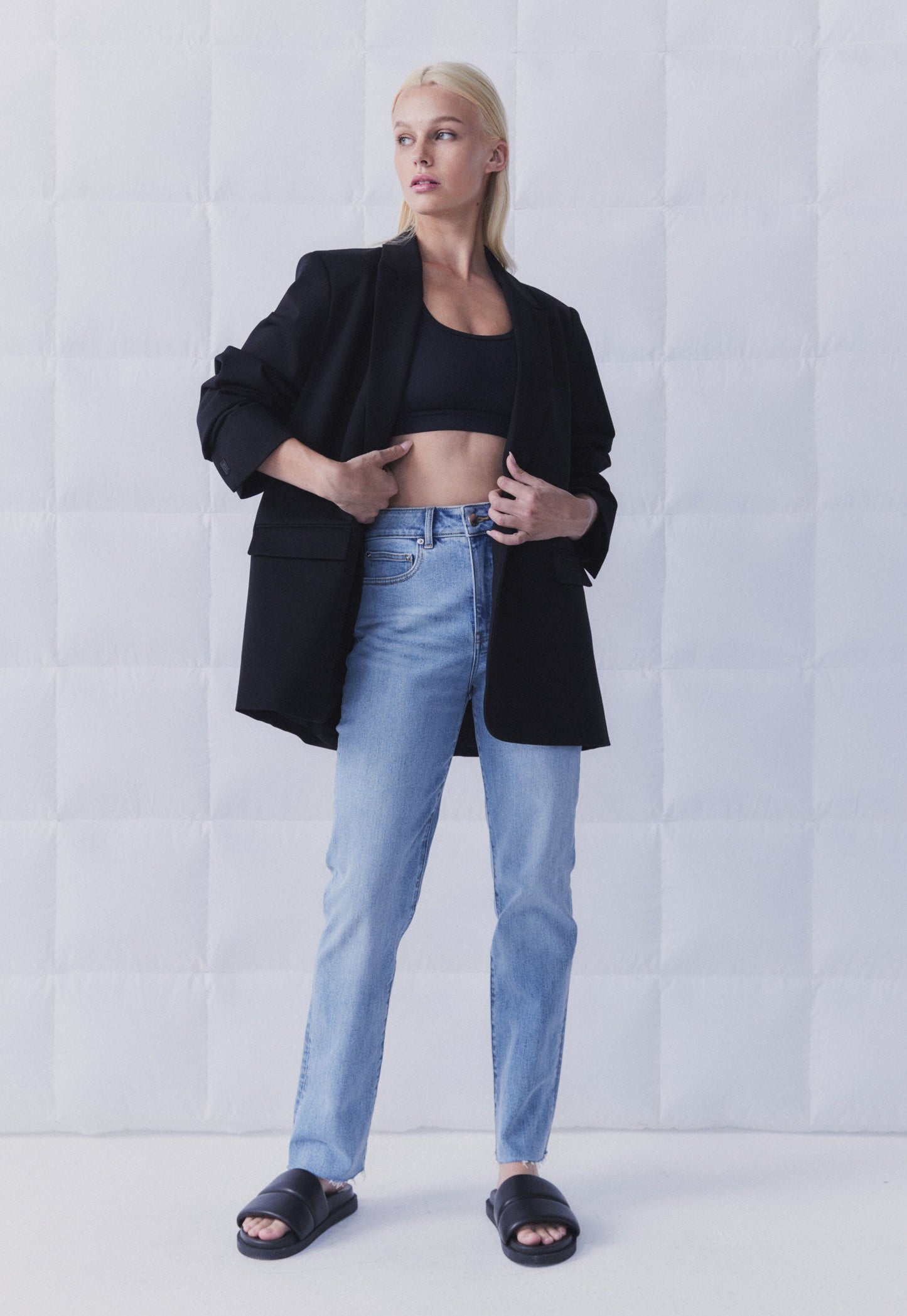 D-Luxe Oversized Ponte Blazer