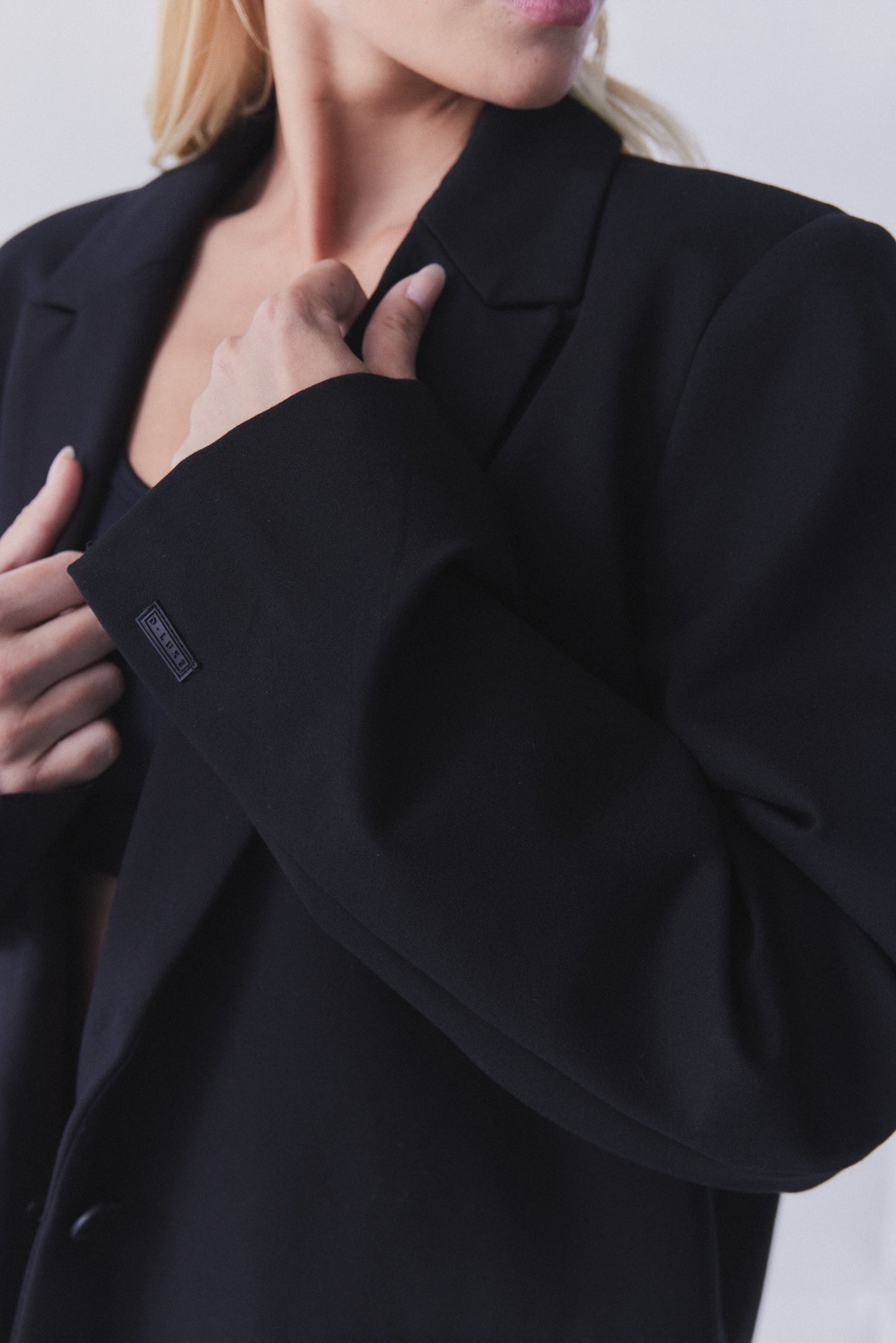 D-Luxe Oversized Ponte Blazer
