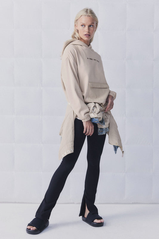 D-Luxe Cropped Pocket Hoodie