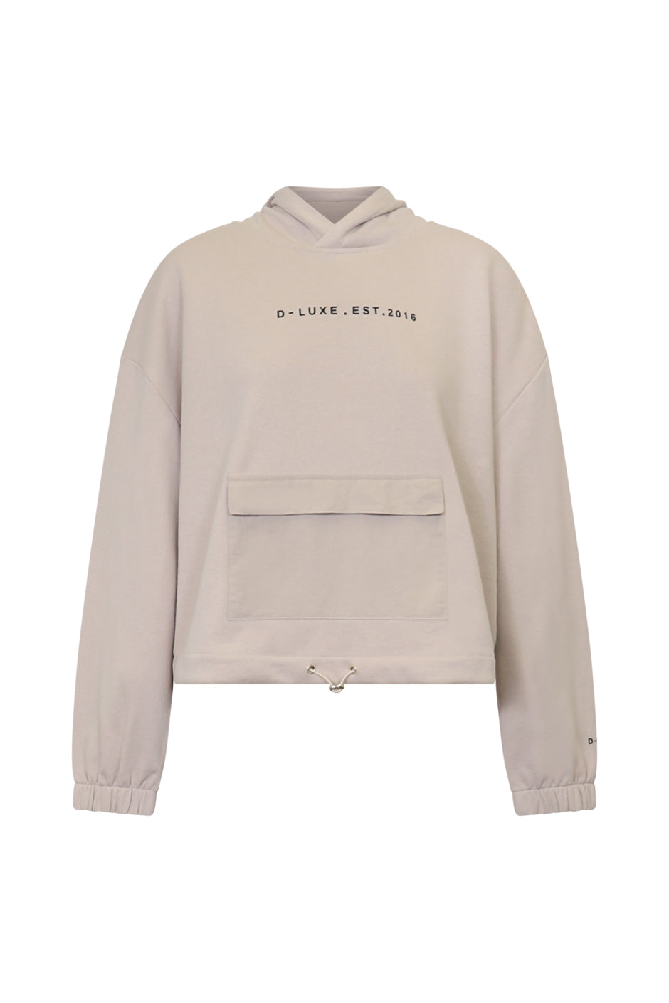 D-Luxe Cropped Pocket Hoodie