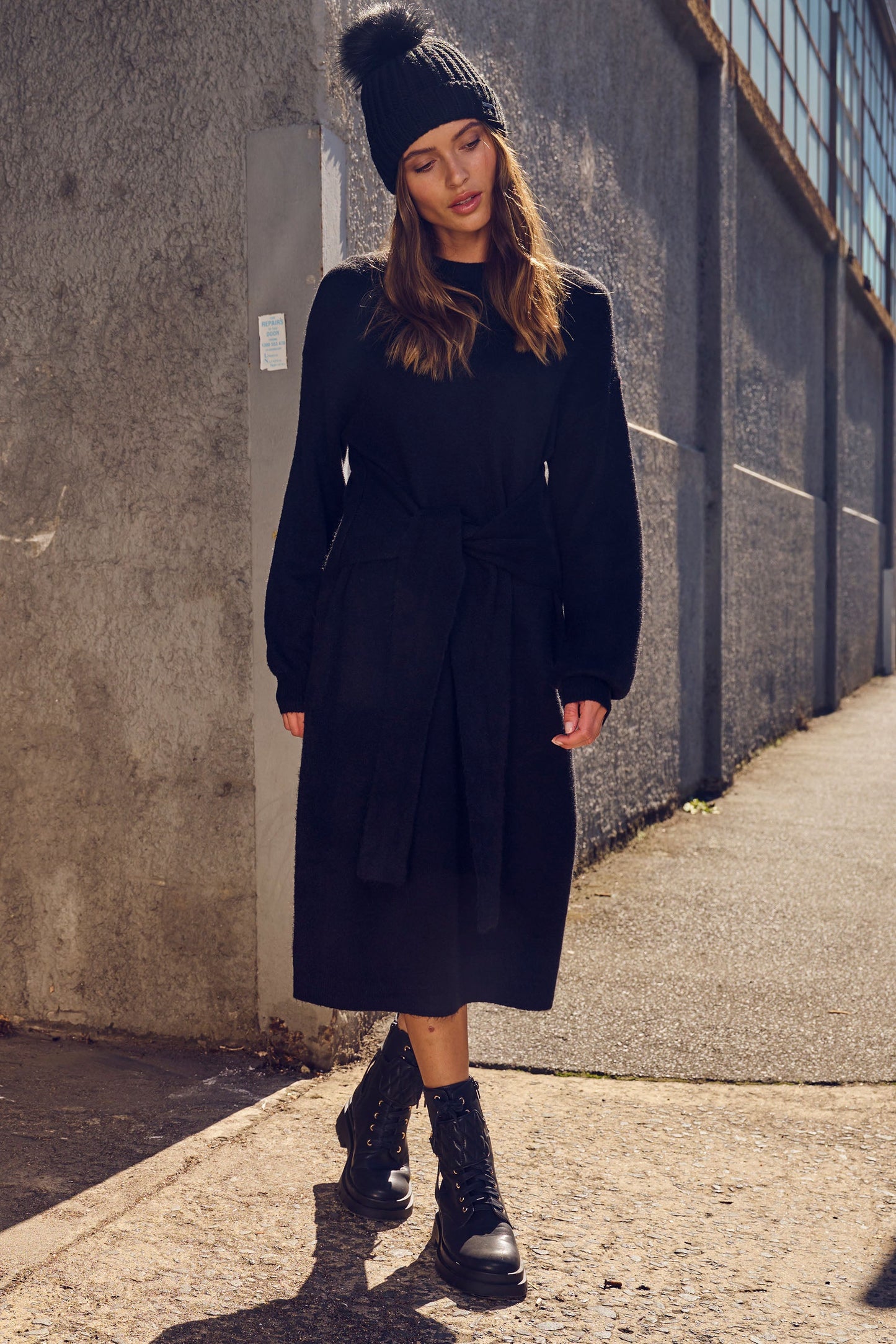 Anna Tie Front Dress