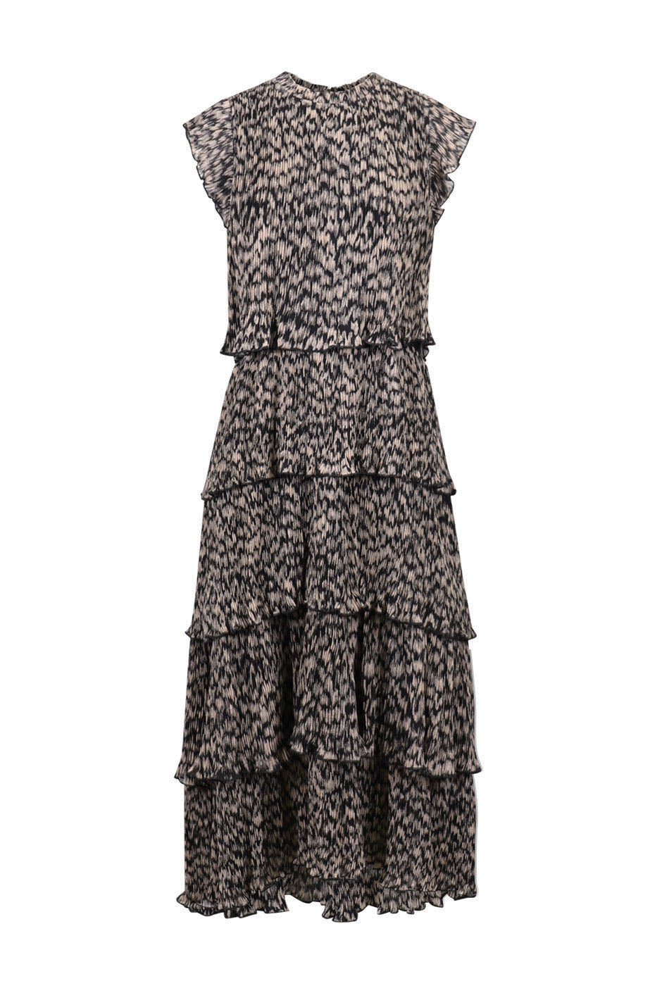 Quinn Ruffle Midi Dress