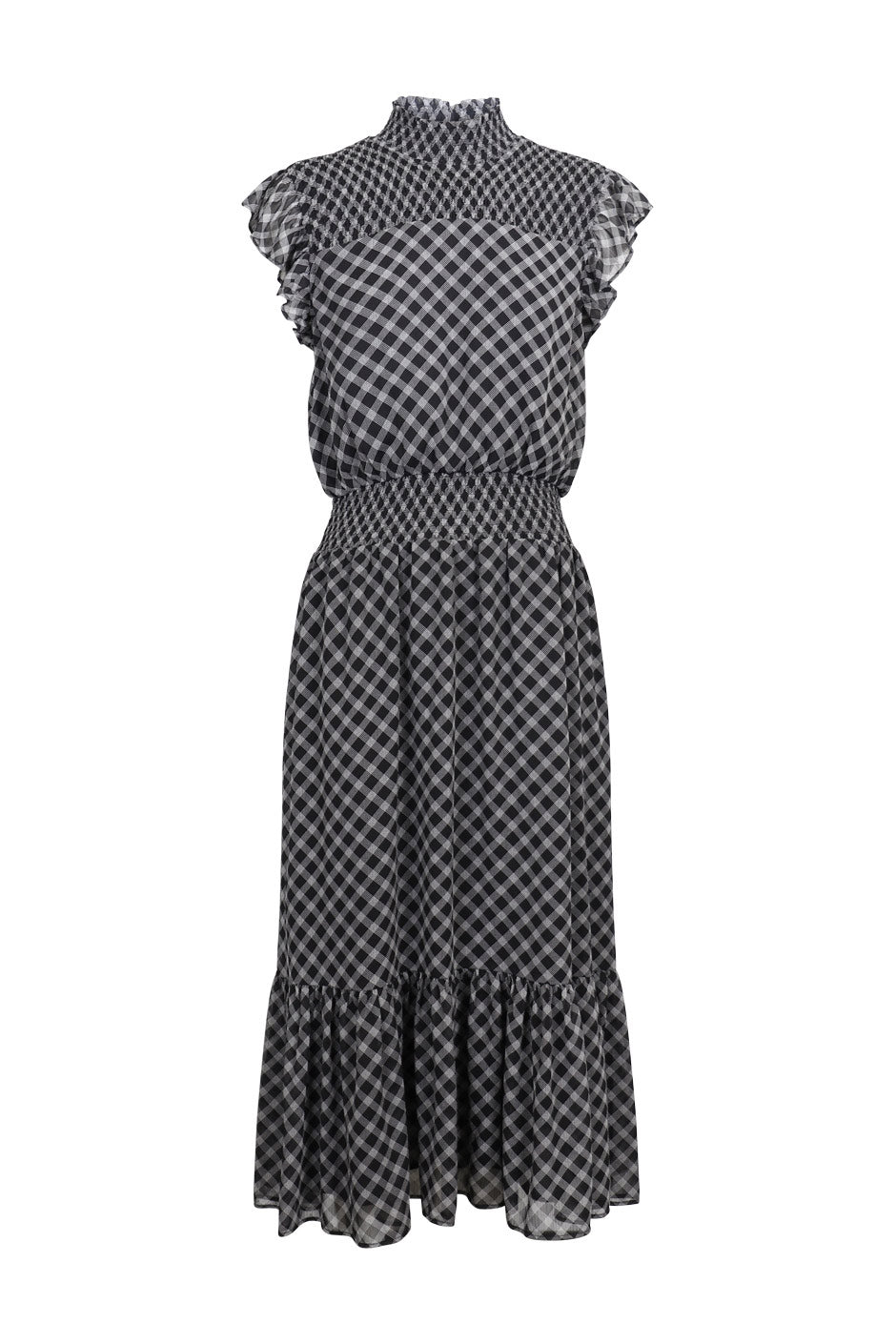 Amy Shirred Waist Midi Dress