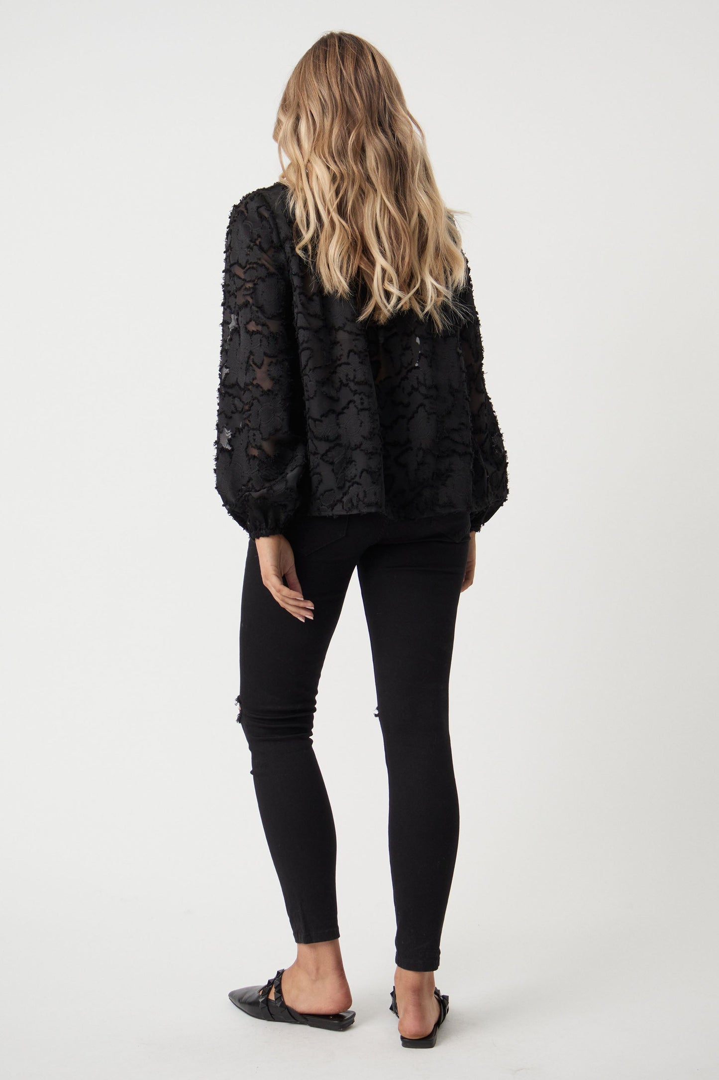 Annabella Textured Blouse