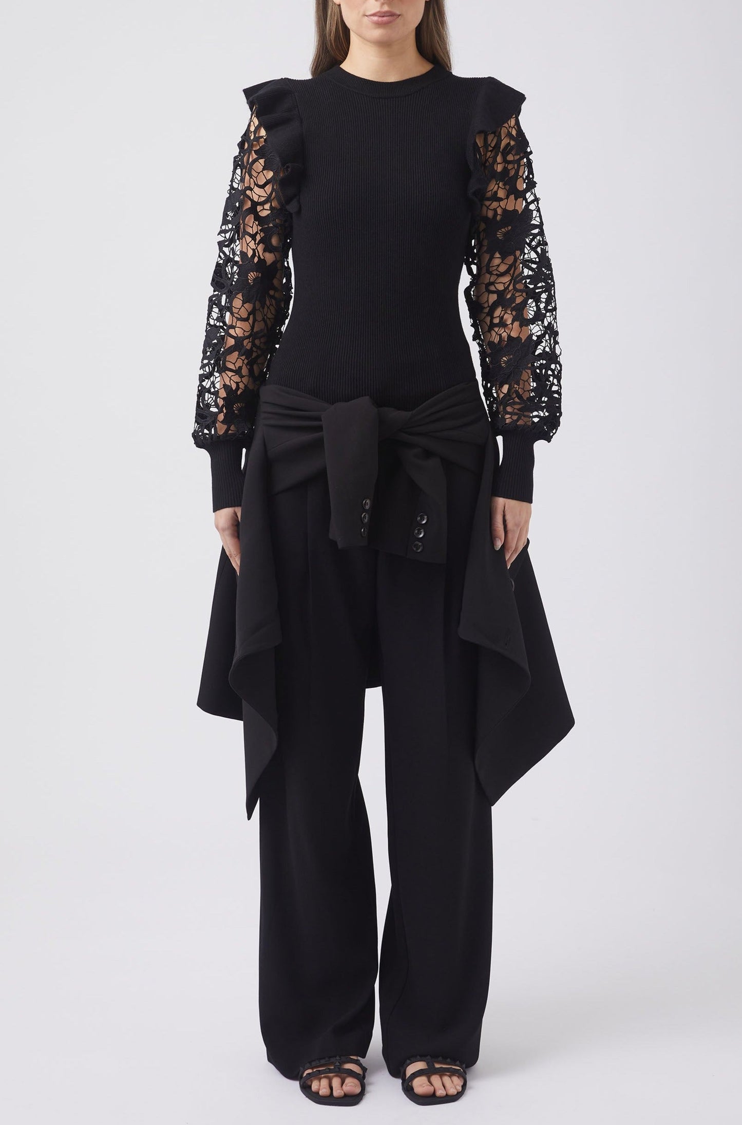 Chelsea Lace Sleeve Top
