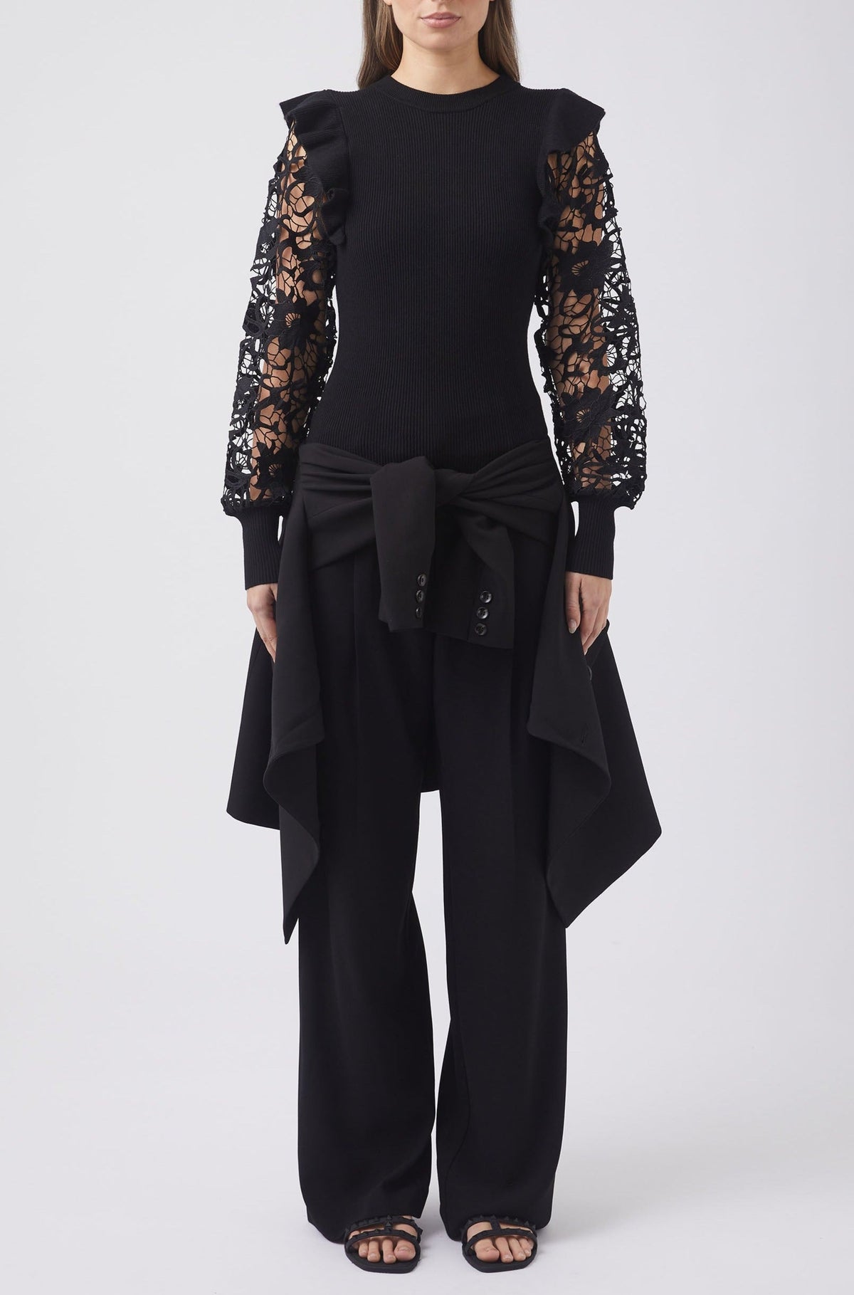 Chelsea Lace Sleeve Top