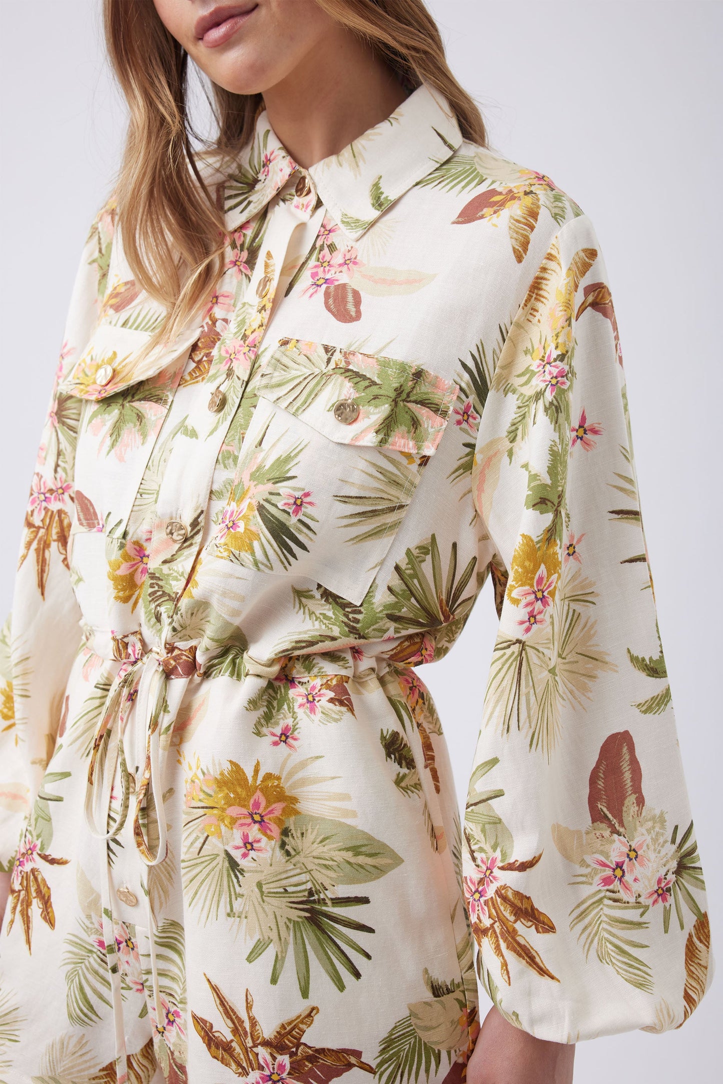 Emma Button Detail Playsuit