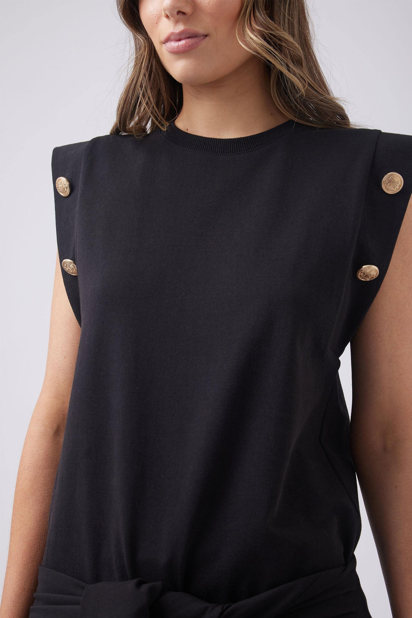 Abbey Military Button Tank
