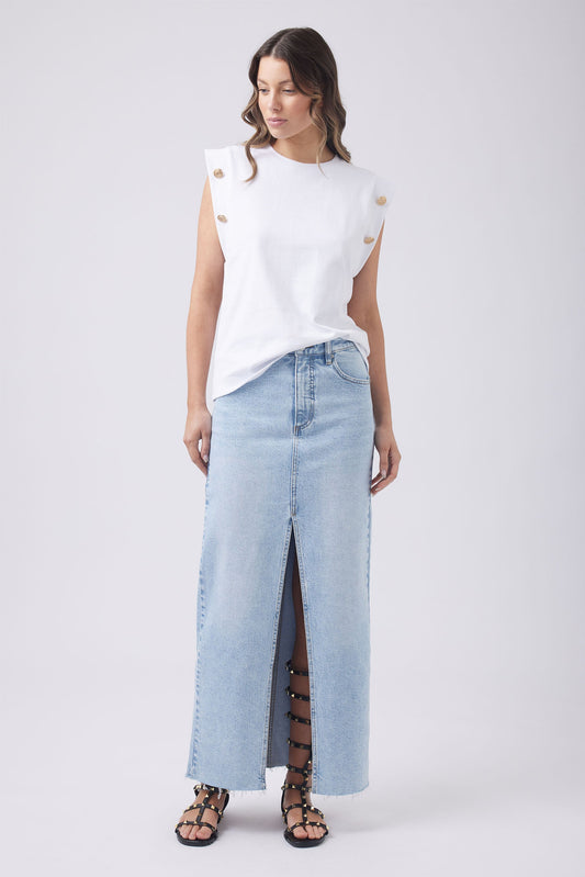 Abbey Military Button Tank