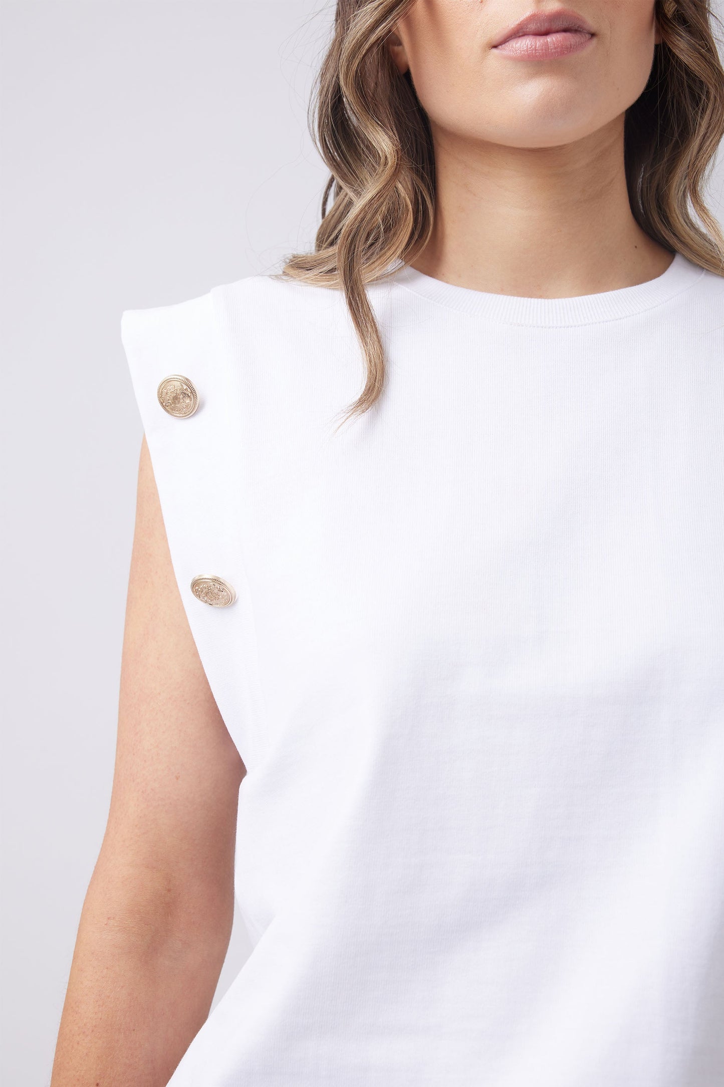 Abbey Military Button Tank