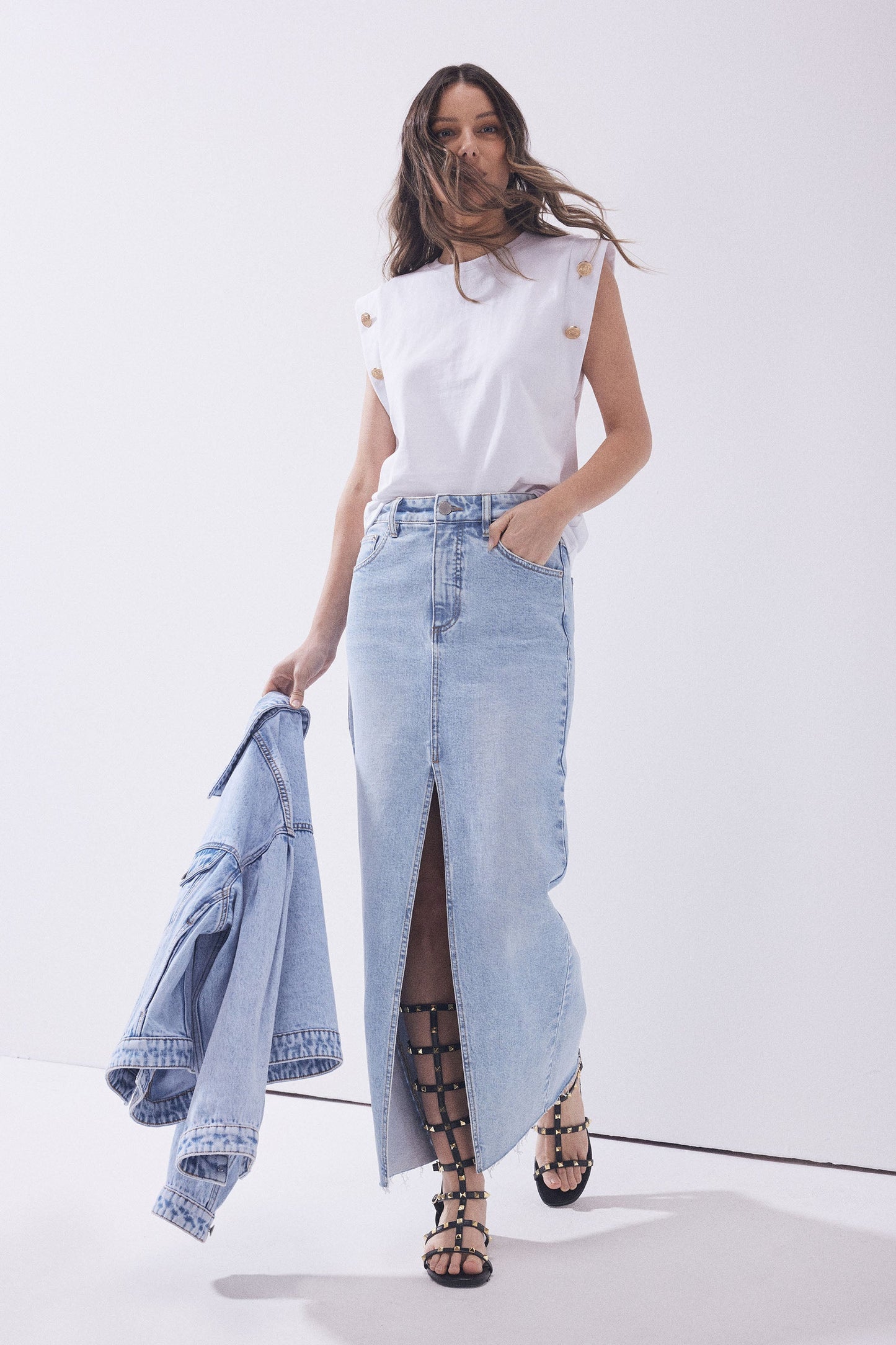 Abbey Military Button Tank